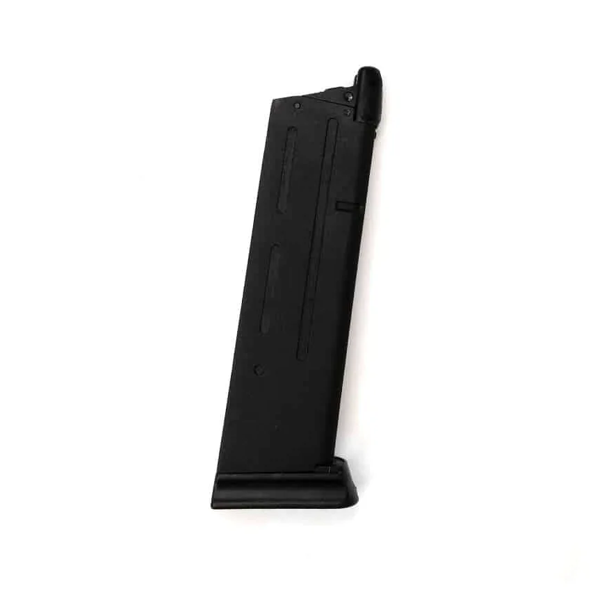 Cargador de Gas GBB Pistola Airsoft 1911 Rossi 24+1 BBS Negro