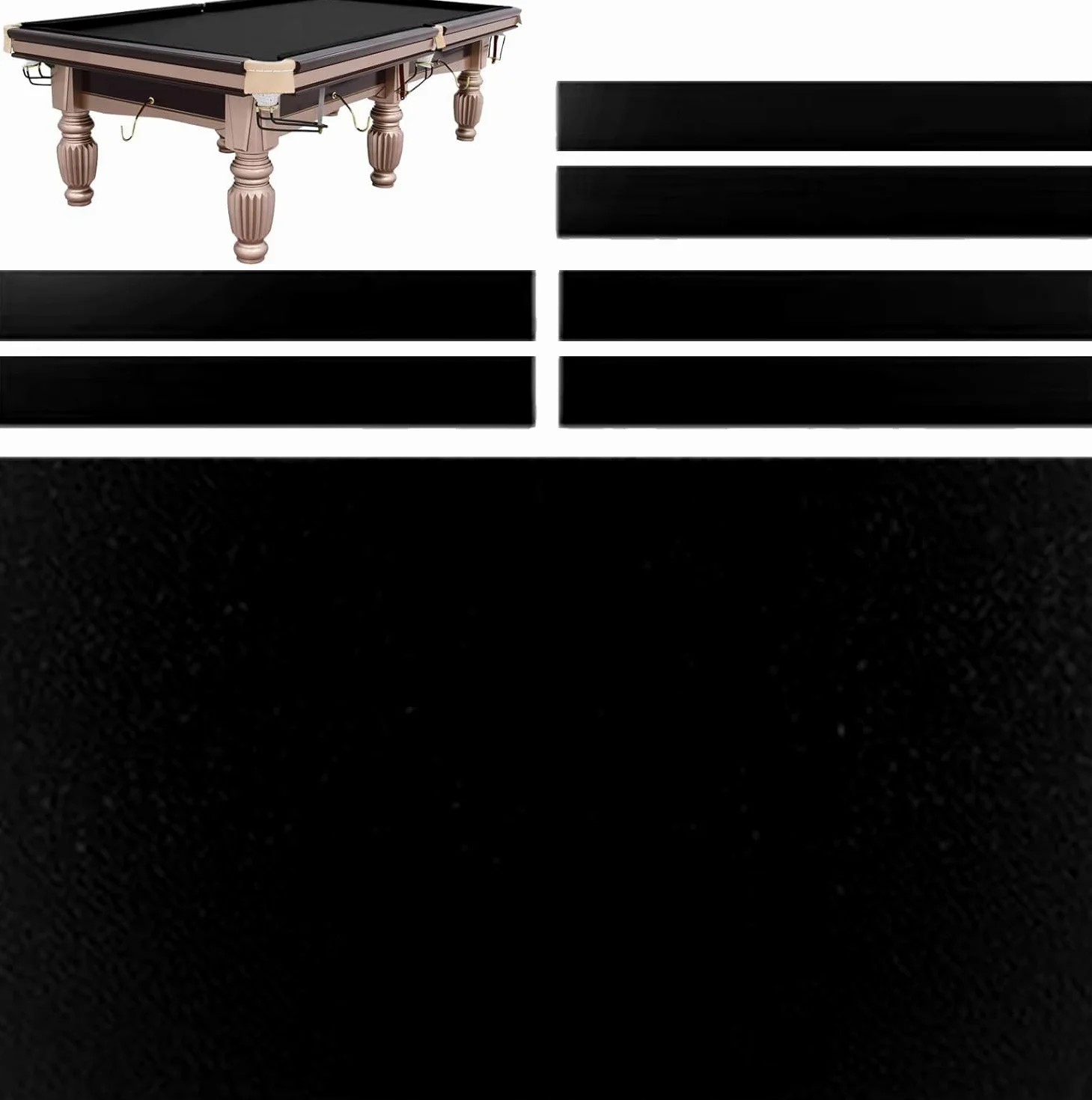 Kit de Recambio de paño para Mesa de Billar, de Nailon, con Tela de Soporte, Apto para mesas de Billar de Interior.