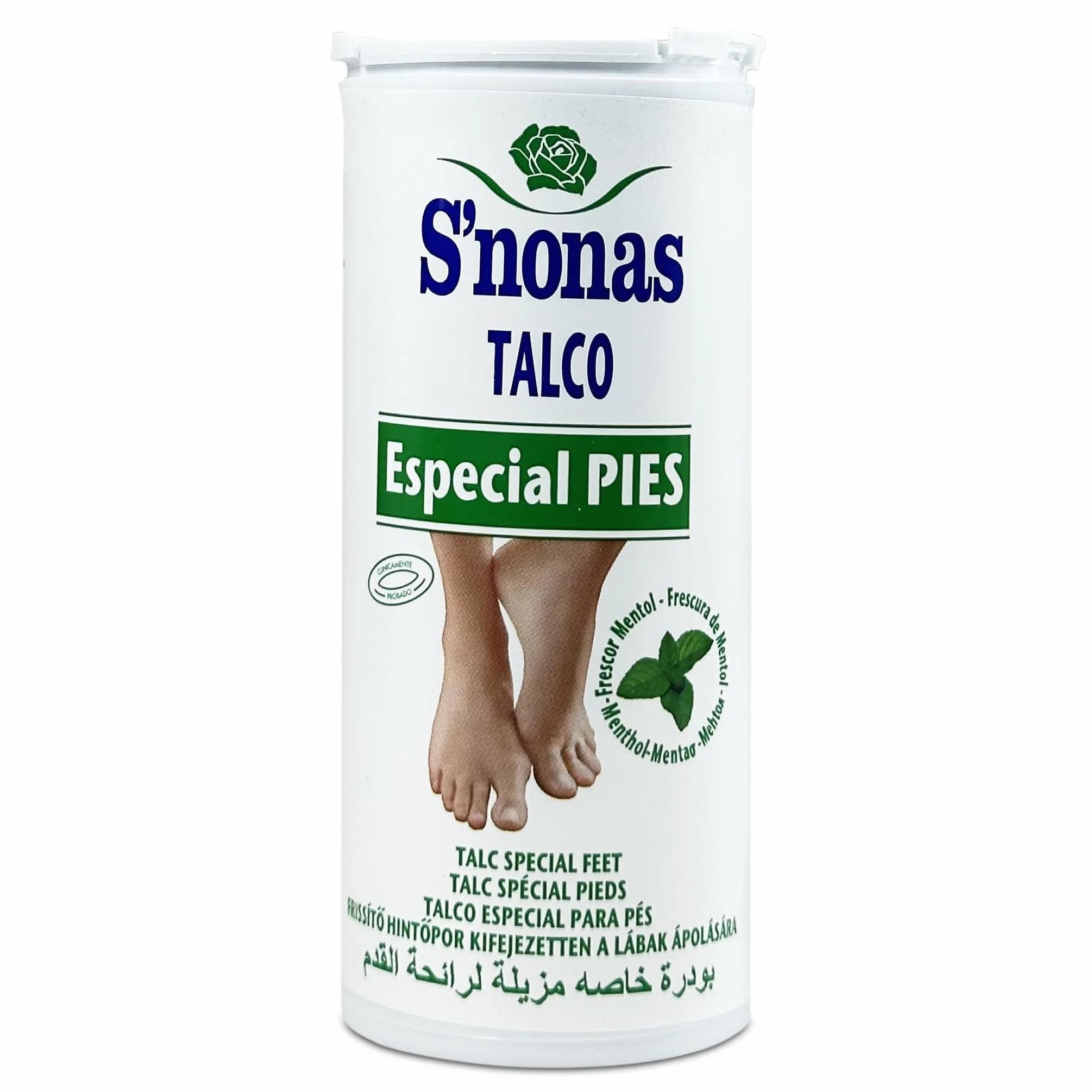 Polvos de Talco para Pies 100g Desodorante Elimina Mal Olor 2 Unidades