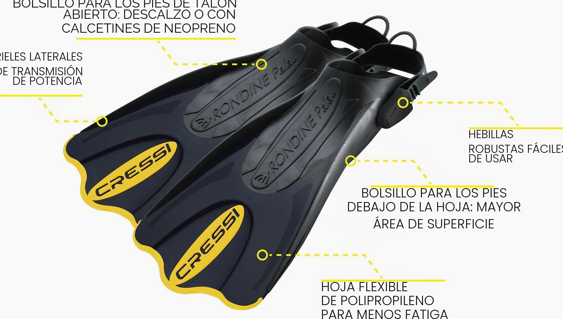 Cressi Combo Set Perla Conjunto Combinado de máscara de Buceo y Snorkel, Mar de Perlas, Unisex-Adulto, Verde/Negro, Talla Única + Palau SAF Aletas, Unisex, Negro/Amarillo, M-L (41-44)