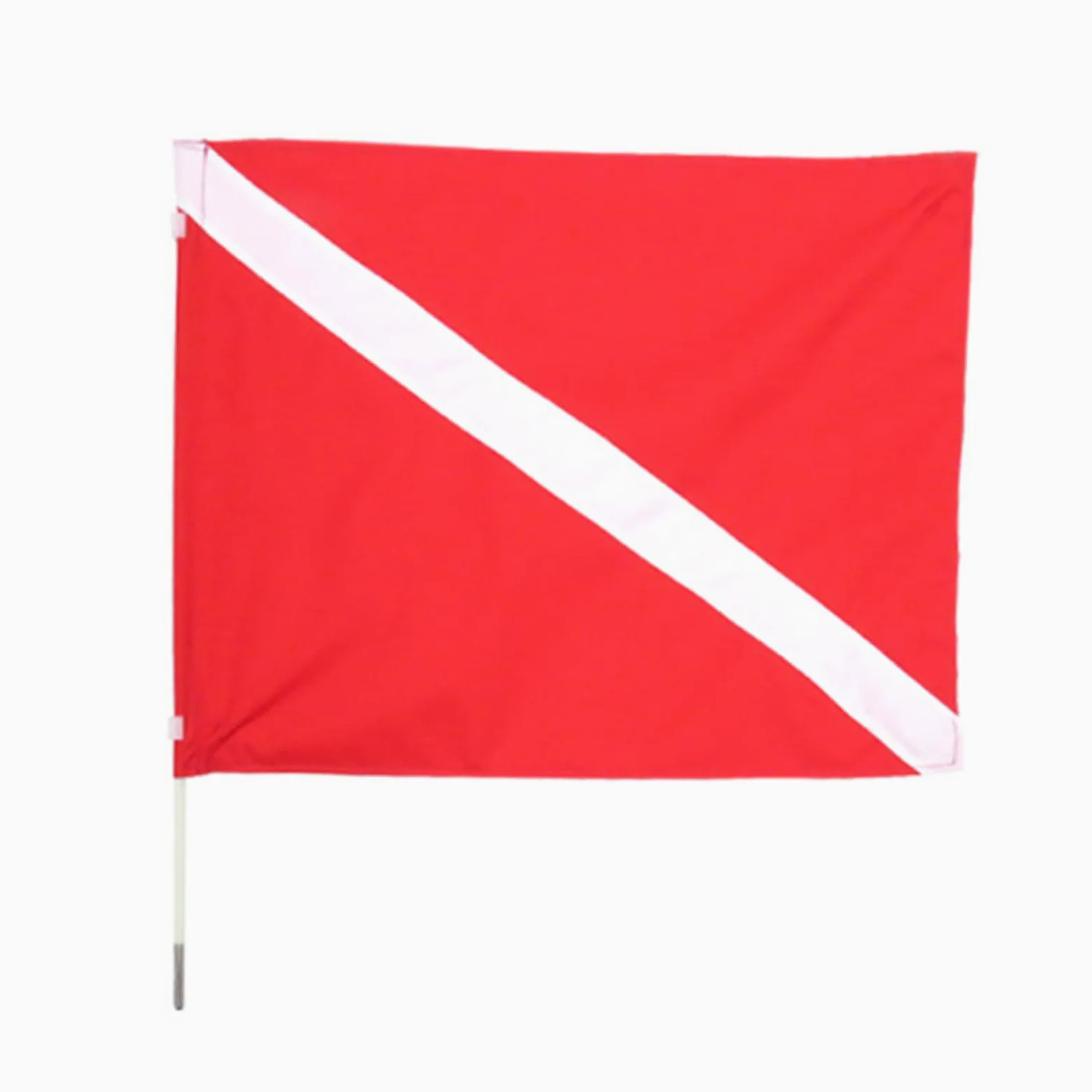 Bandera de esnórquel con palo flotante y pesas estabilizadoras, A | Bandera de señales subacuáticas con sistemas de flotación y contrapesos integrados para actividad marina y anclaje seguro