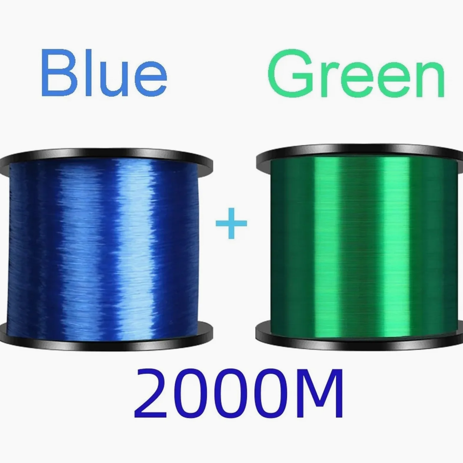 Hilo de Pescar Fishing Line 1000M Monofilament Nylon Fishing Line 2pcs Super Strong Nylon Line Invisible Main Line Saltwater Fishing Accessories Fish Line