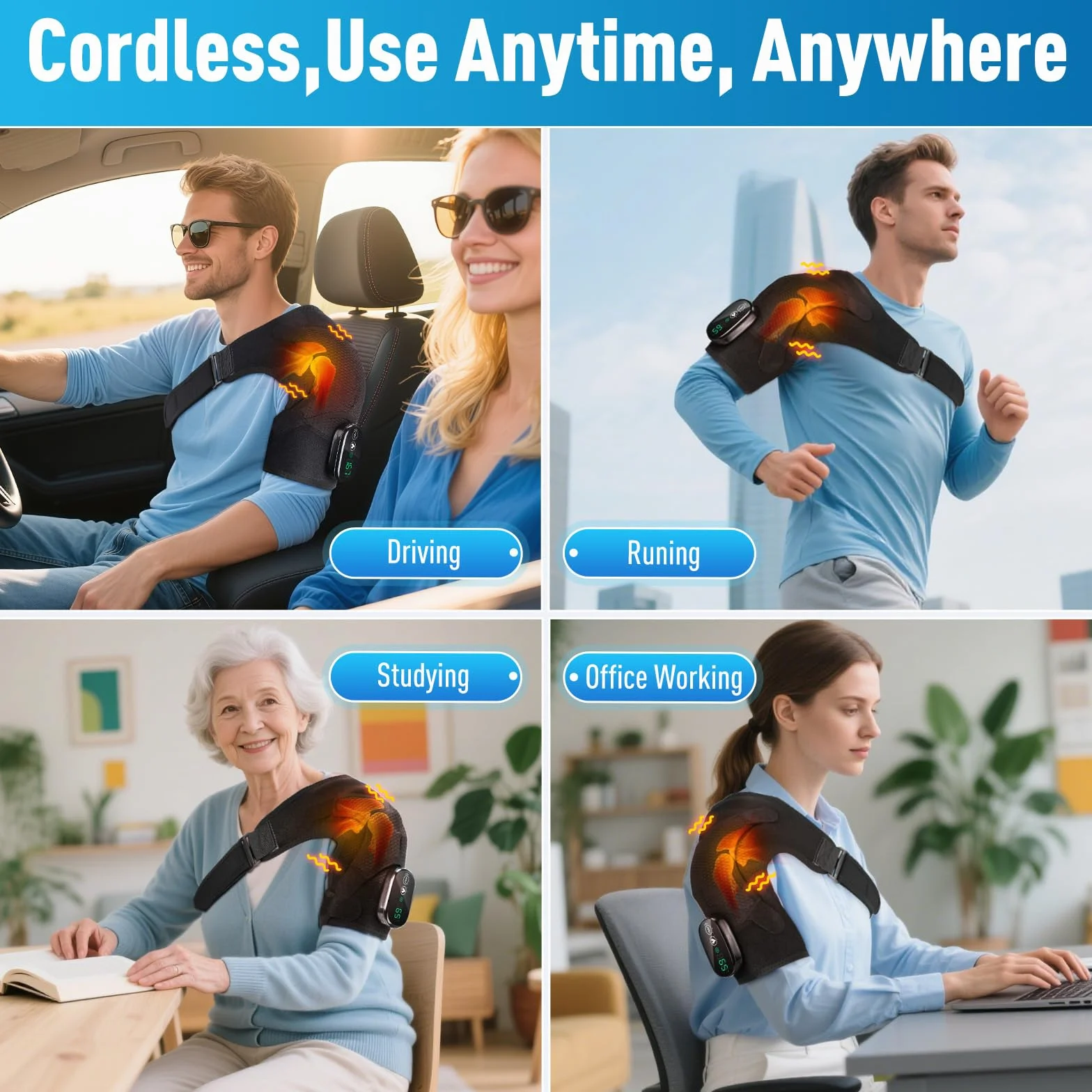 Rejuvacare Triple Method Shoulder Massager