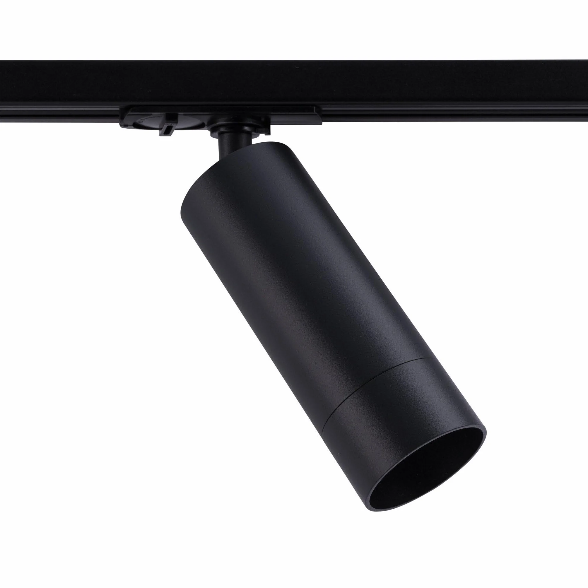 Ledvion Foco de Carril Monofásico GU10 Negro Lámpara Techo LED Orientable