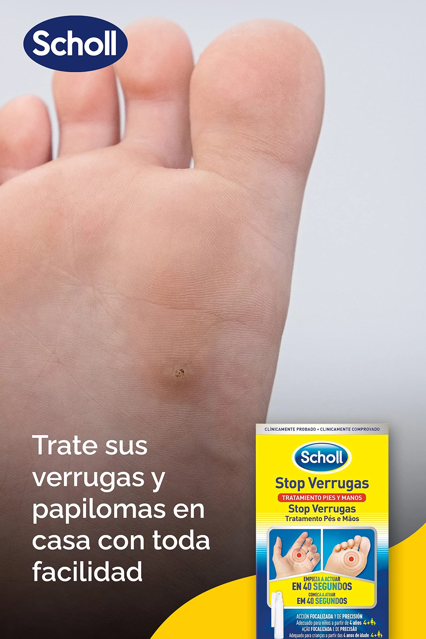Scholl Stop Verrugas Elimina Verrugas 80ml