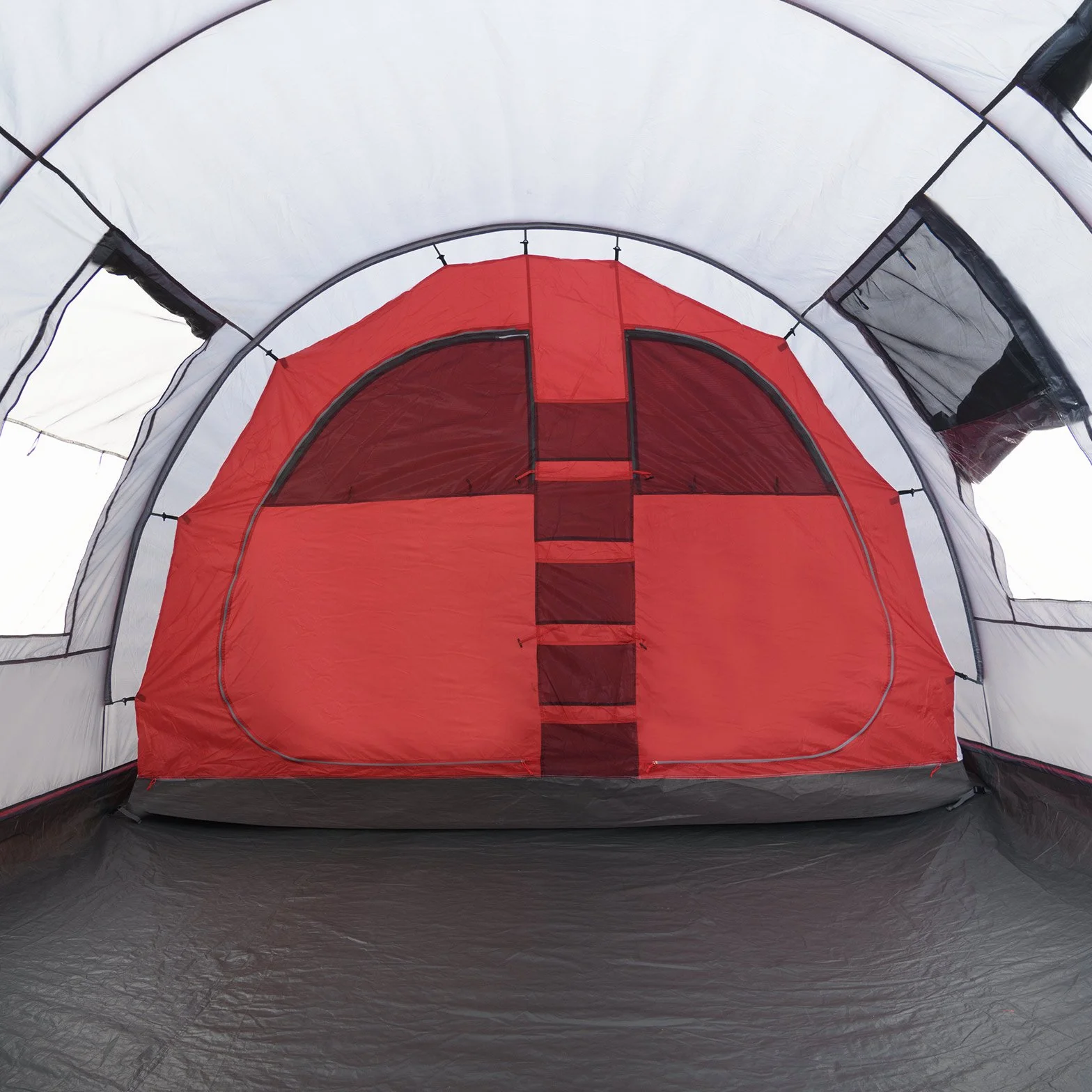 JUSTCAMP Atlanta 3, 5, 7 Personas, Tienda de Camping Familiar, Tienda Tunel, toldo y Piso