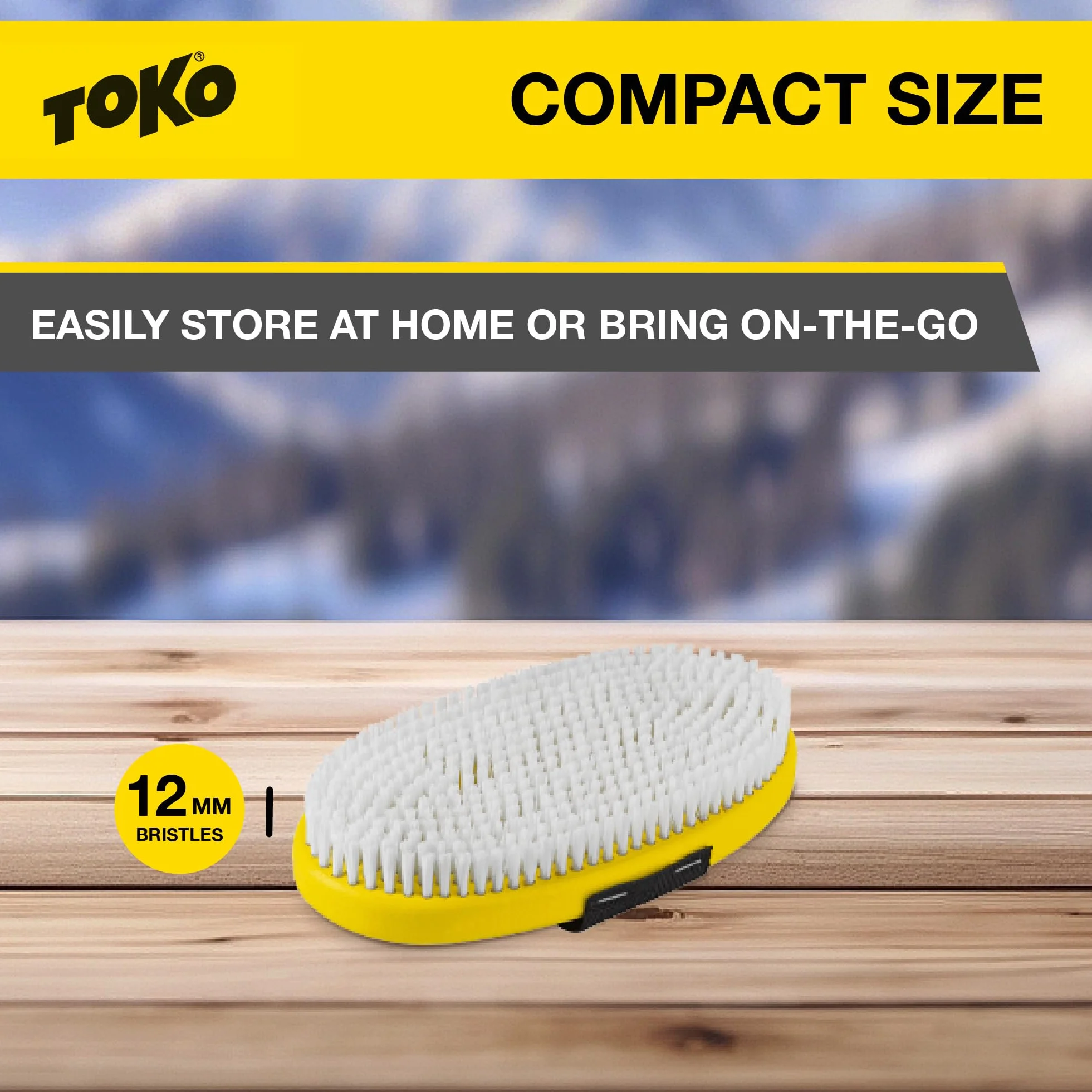 Toko Herramienta de reparación Base Brush Ovalada Nylon