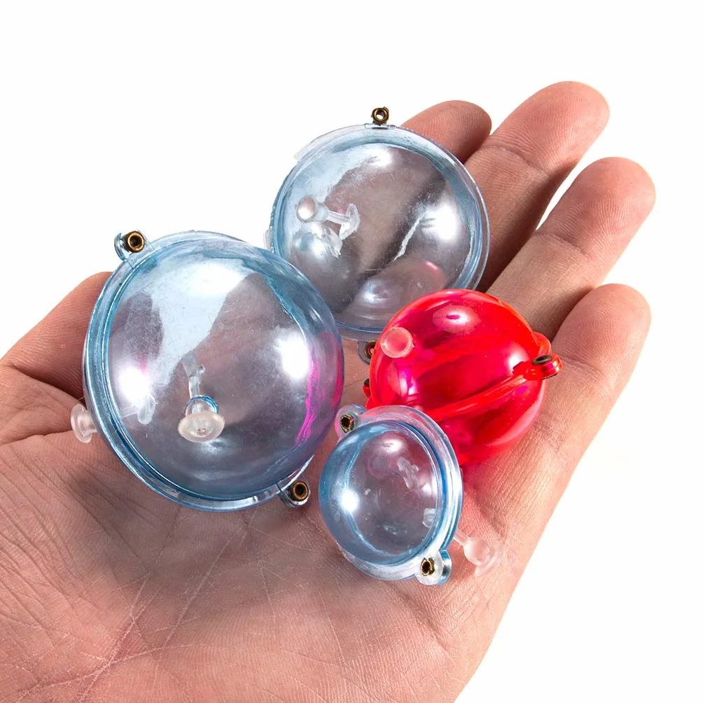 5 Unids/Set Flotador de Pesca Bolas de plástico ABS Bolas de Agua Flotadores de Burbujas Aparejos de Pesca de mar Accesorios al Aire Libre Azul Rojo 25/32/40/47 mm