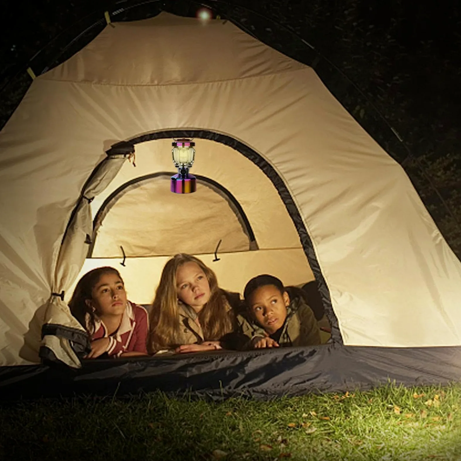 Luces de caballo para iluminación de ambiente de campamento, linterna de | camping resistente a la intemperie, linternas recargables portátiles para cortes de energía, hogar y senderismo