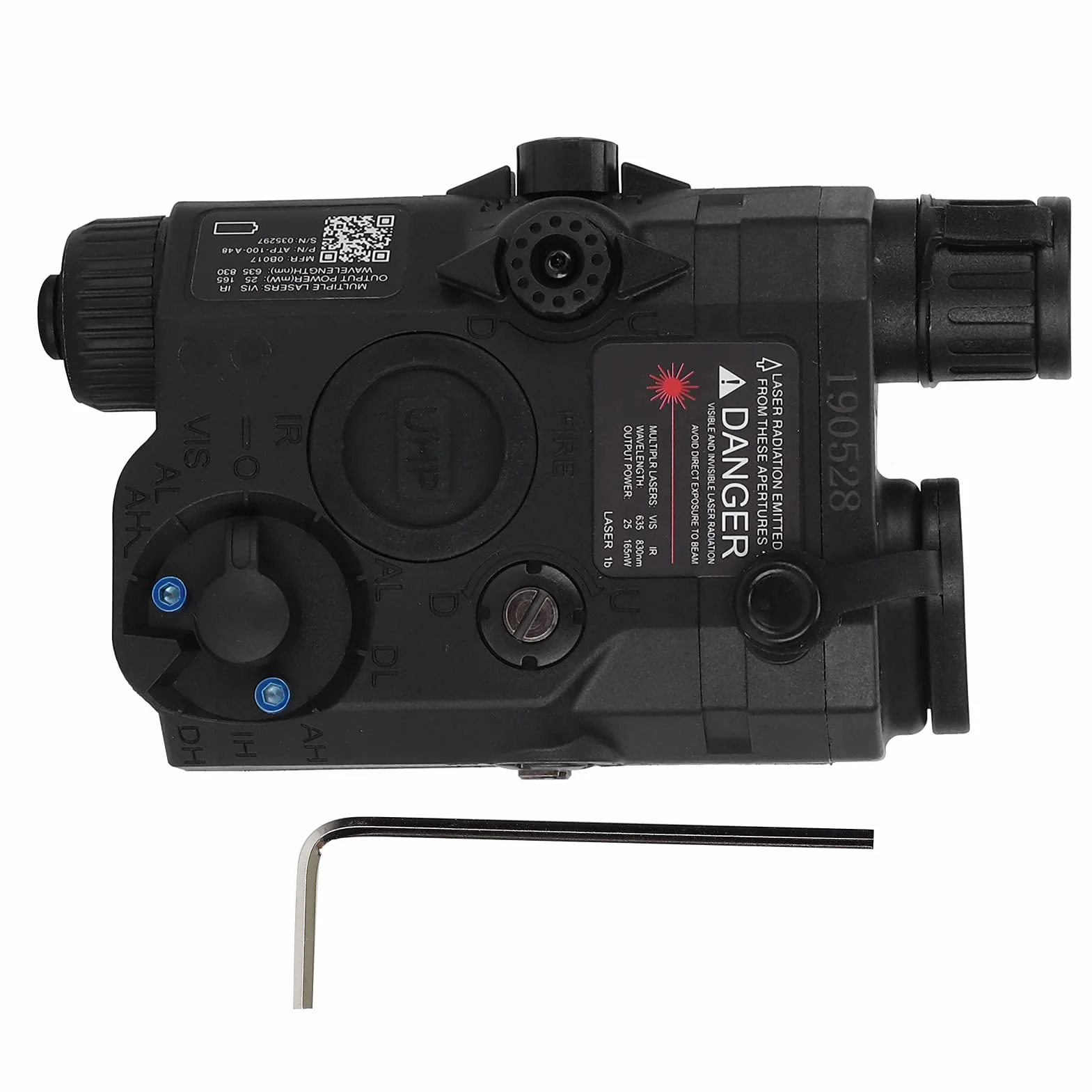 Fafeims Airsoft Box EX403 Negro - Maletín para Armas de Airsoft, Modelo Inofensivo sin Función, Funda para Baterías y Accesorios, Ideal para Paintball y Simulación Militar, Compacto y Dura