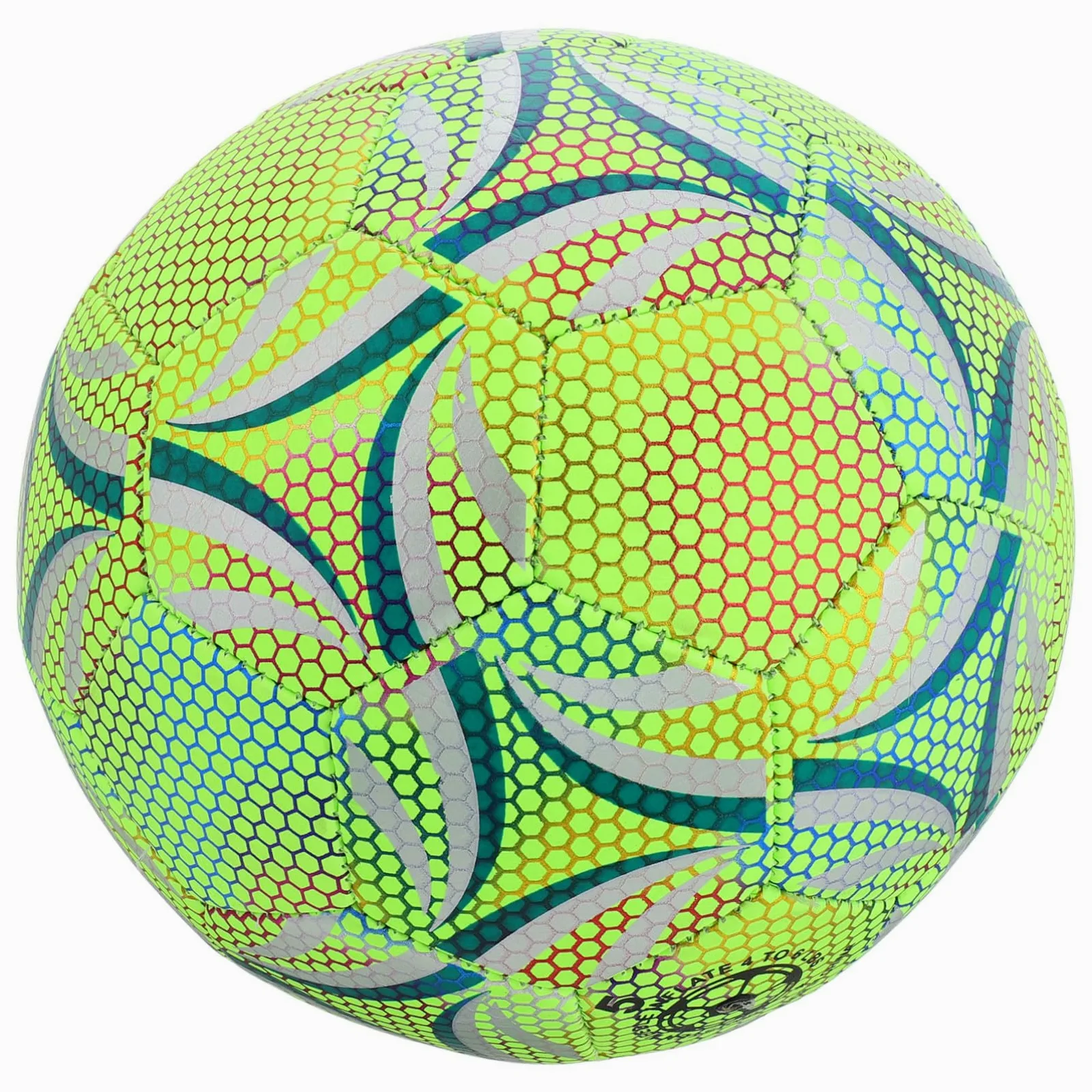 Cabilock Balón de Fútbol Fluorescente Robusto y Duradero para Entrenamiento Adultos para y Entrenamiento Seguro