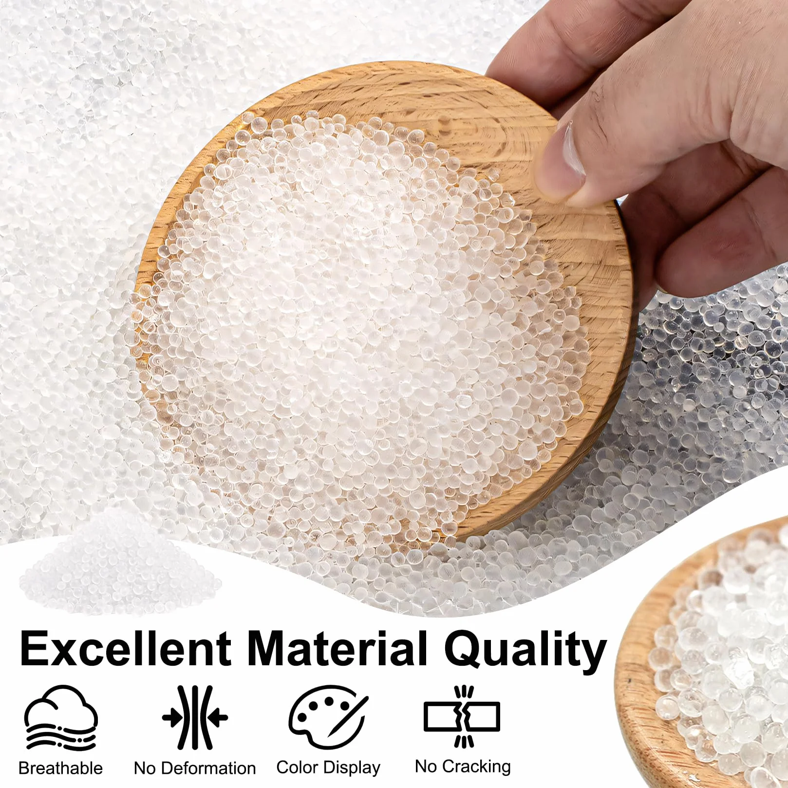 900g Silica Gel Reutilizable, Gel de Sílice, Perlas Desecantes con Indicador de Humedad de Color Naranja a Verde