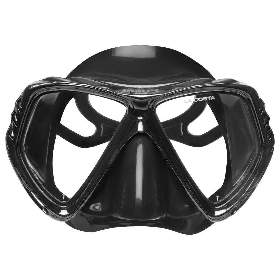 Mares Combo La Costa Splash - Kit de máscara de Tubo para Adultos, Vidrio Templado, Snorkel semiDry, válvula de Purga