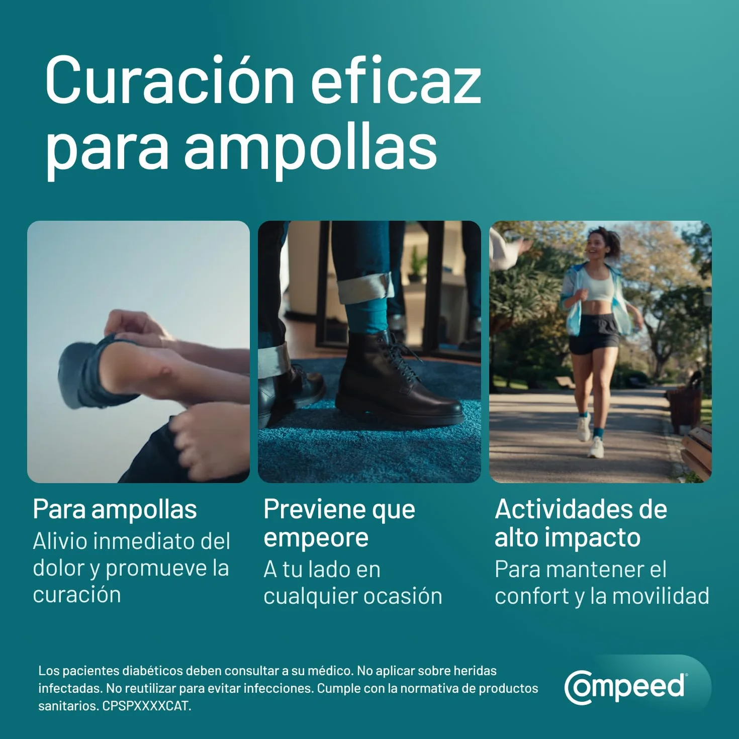 COMPEED Ampollas Extreme Protección Acolchada Contra Rozaduras Pack 12 uds