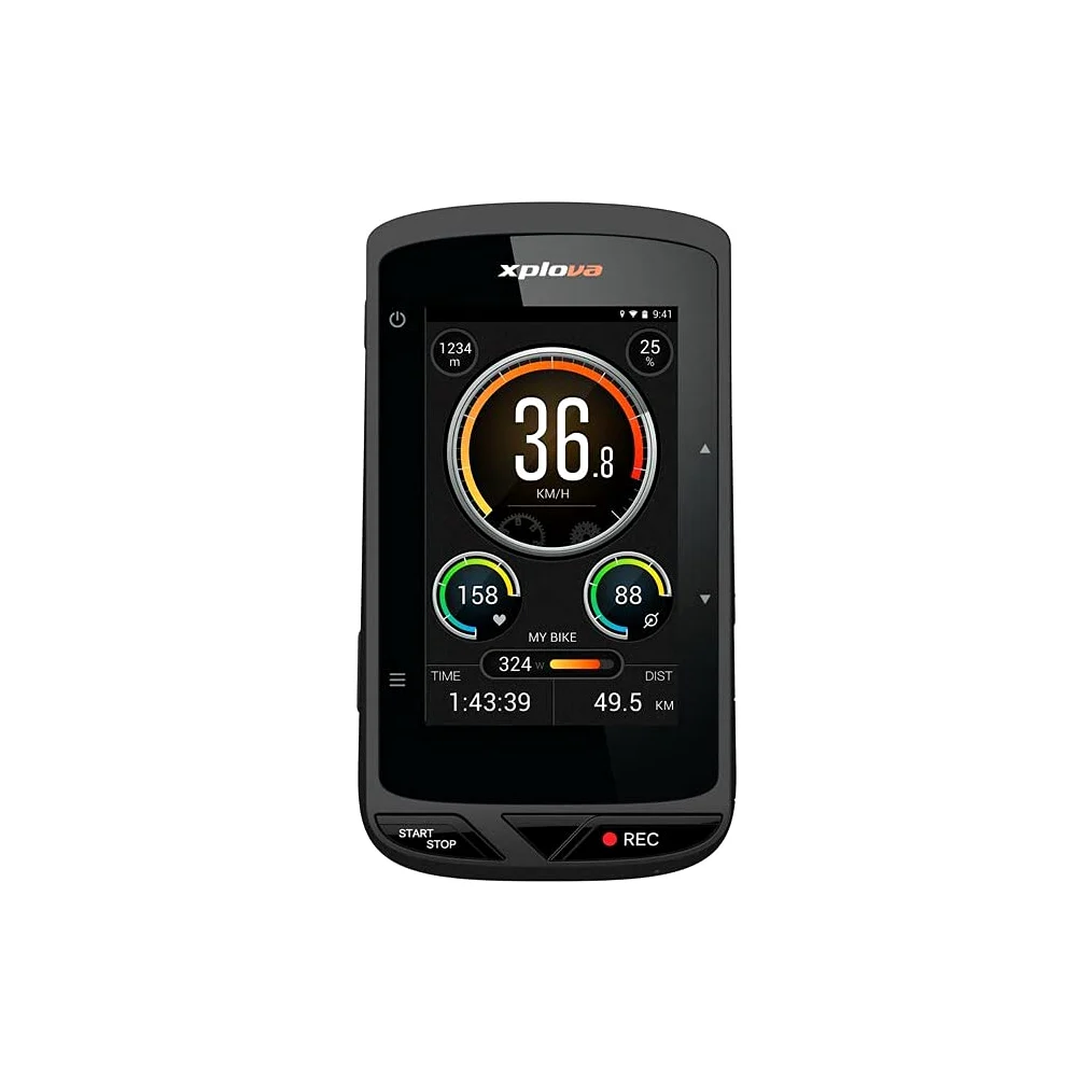 XPLOVA X5 EVO GPS Adulto Unisex, Negro, 110 x 62 x 23 mm
