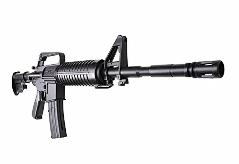 2EAGLE Fusil de Airsoft Well M4 MR711 - Modelo de Muelle - Amarre/Disparo Manual - Color: Negro - Potencia 0,5 Joule