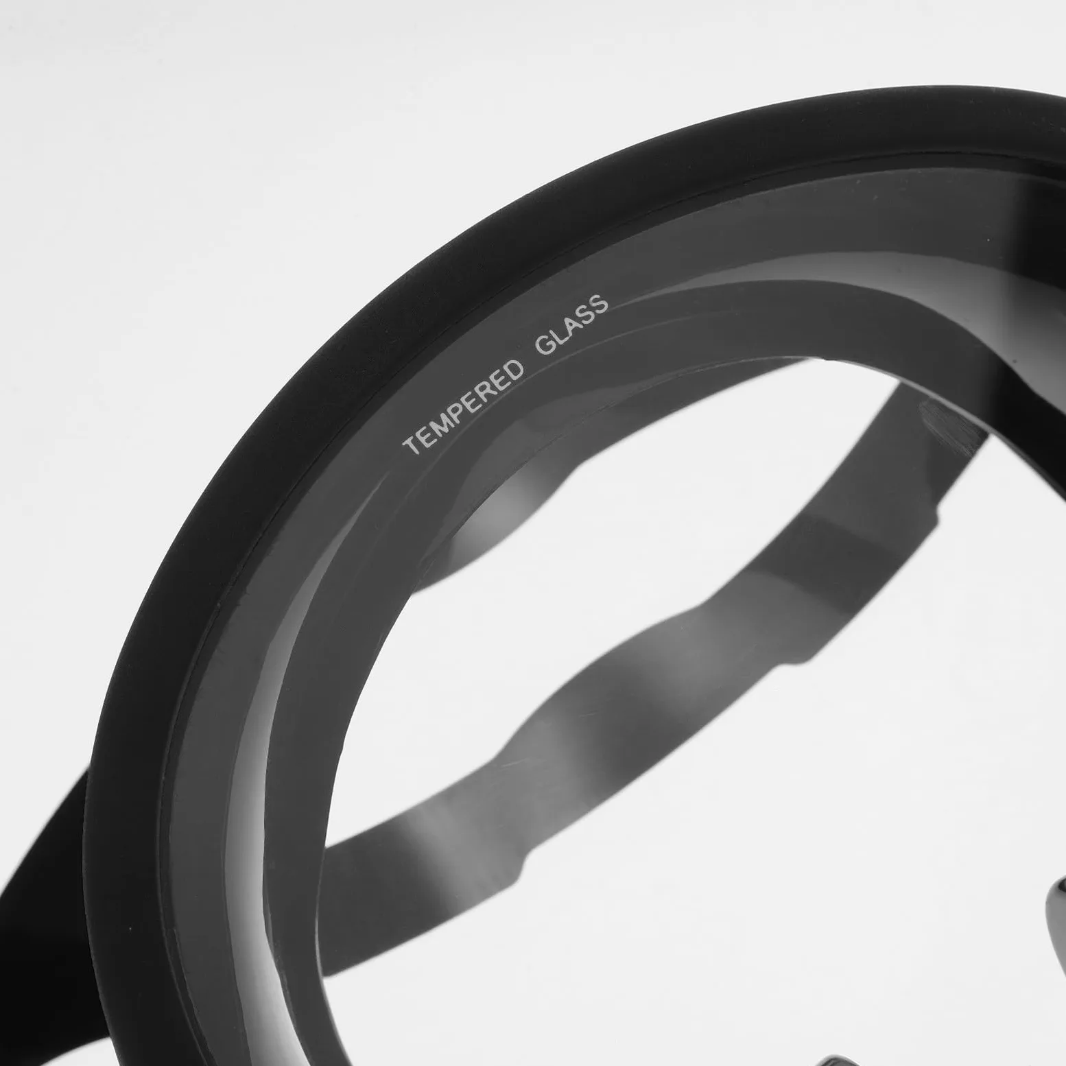 YARNOW Máscara de Buceo Silicona y Vidrio Templado Antivaho Diseño de Visión Amplia Resistente a Fugas en Color Negro para Buceo y Esnórquel
