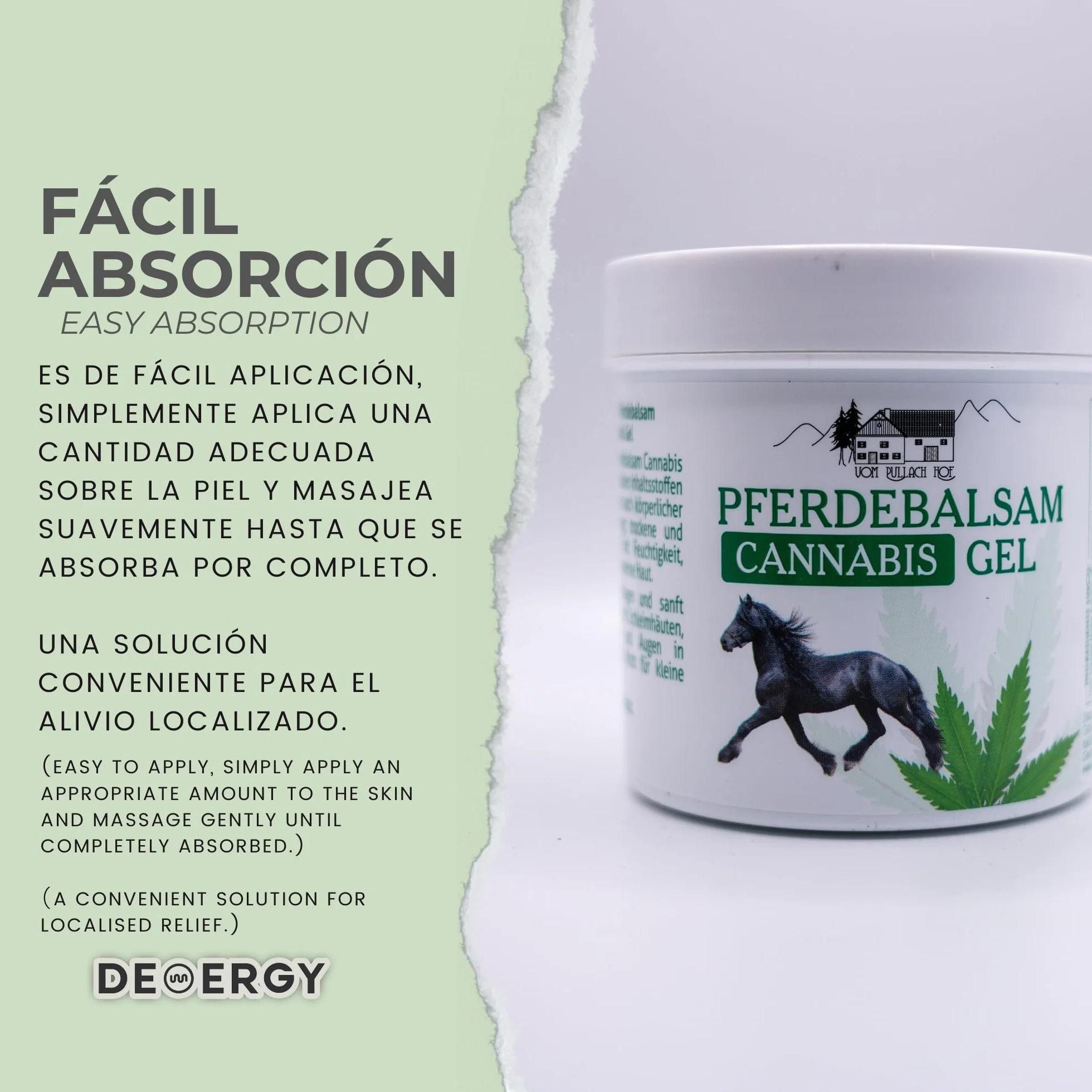 Crema De Cáñamo para Alivio del Dolor Articulaciones y Músculos Aceite de Cannabis Masajes