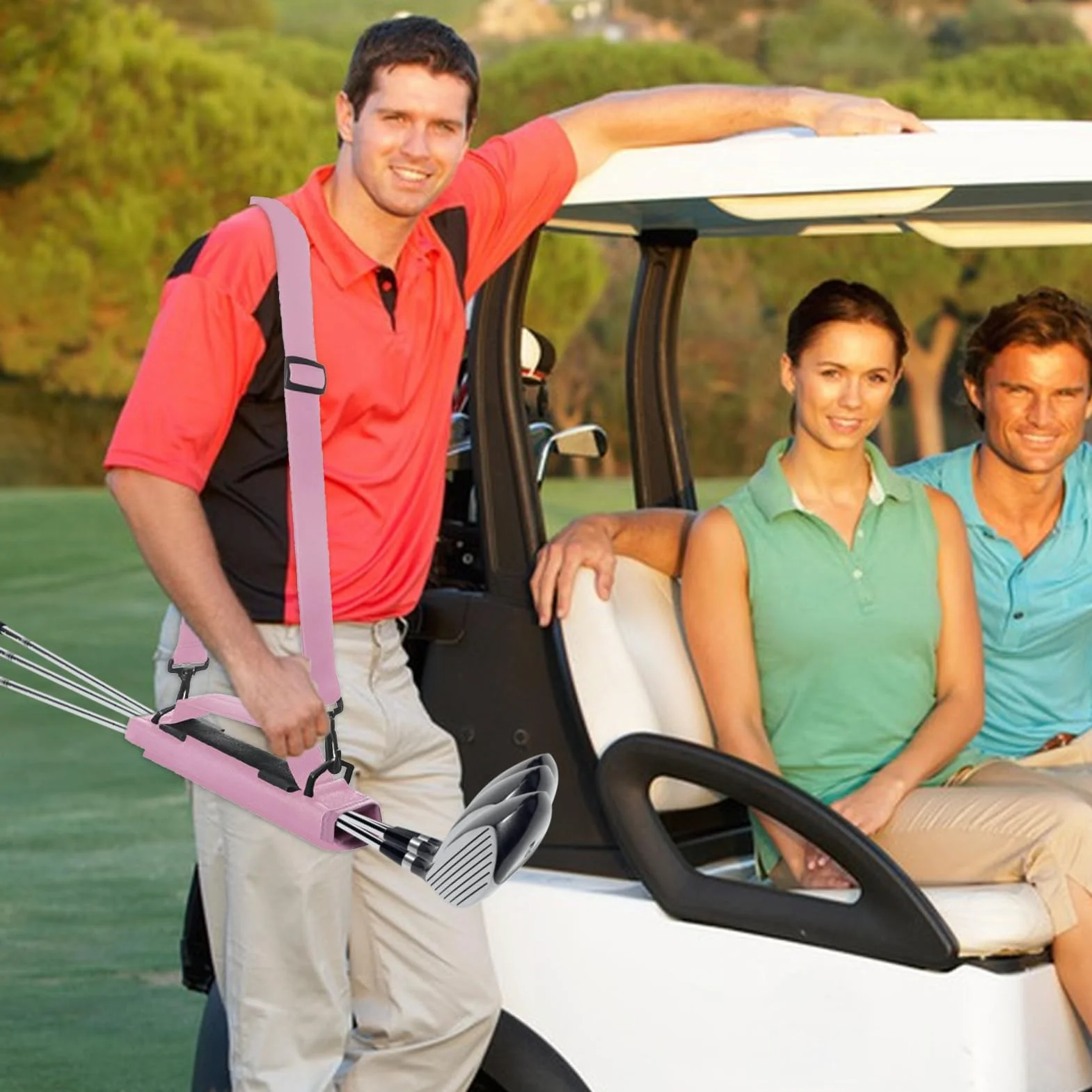 Bolsas De Golf Para Hombres | Bolsa De Transporte Mujer Para Equipos De Golf - Portátil Organizador Con Correa Hombro Ajustable Para Golfistas Hombres Mujeres