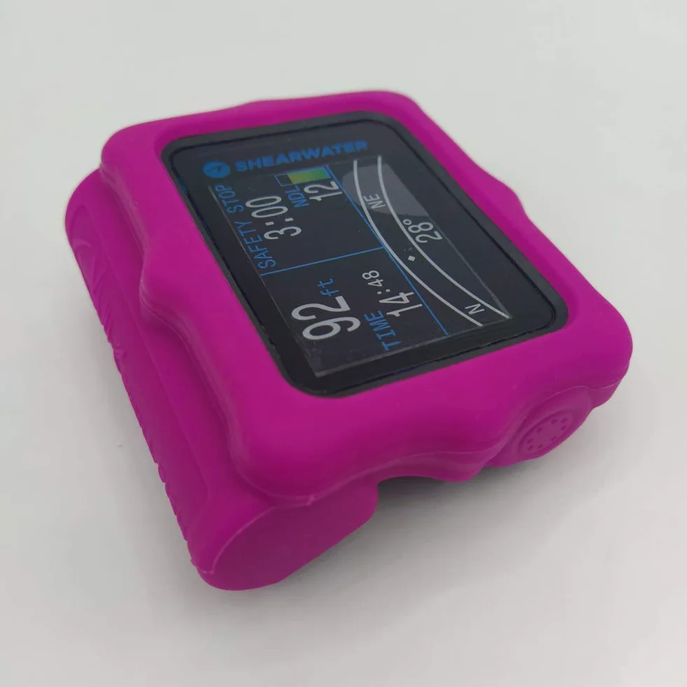Funda protectora de silicona para ordenador de buceo Perdix (rosa)