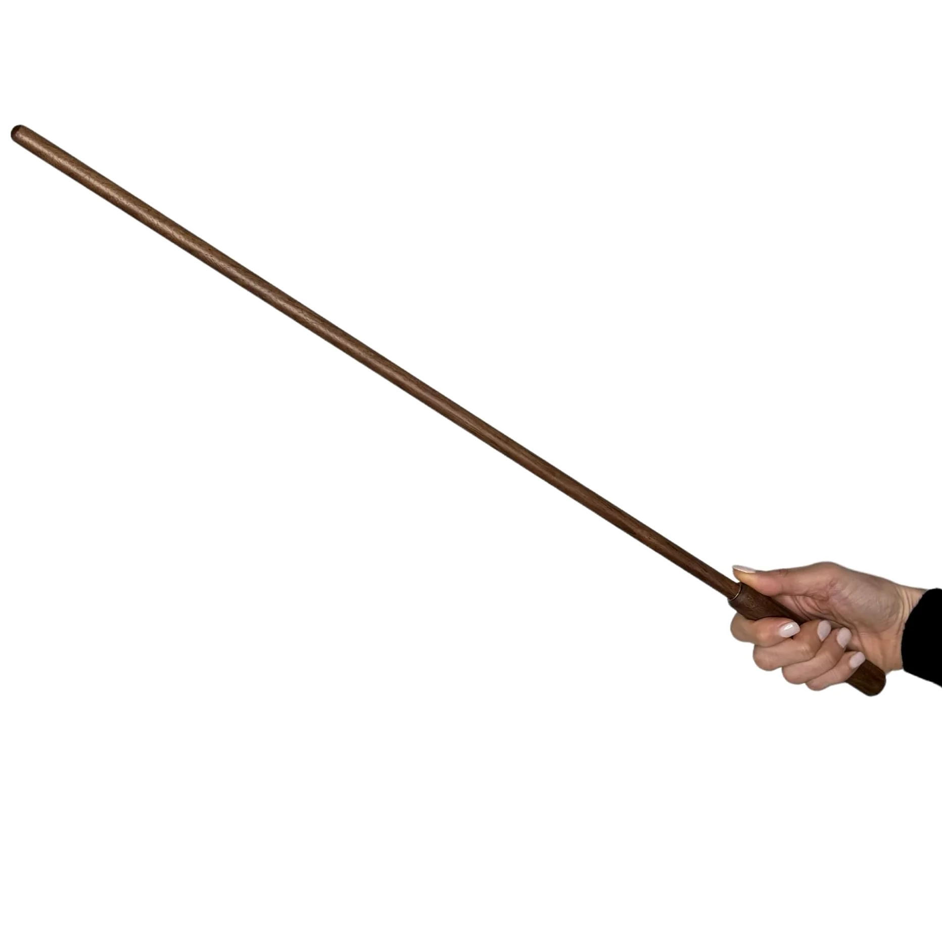 Bastón de madera maciza, herramienta de disciplina de precisión, látigo de caballo, cultivos de equitación para entusiastas serios, 25.5 pulgadas
