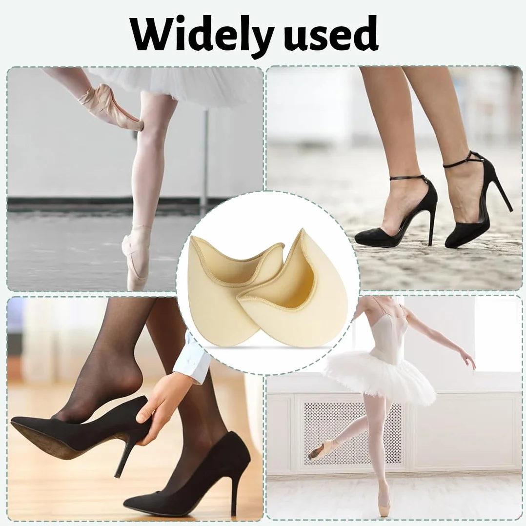 Protector de Dedos para Ballet - Almohadillas para Zapatos de Punta, Suaves & Antirrozaduras, Talla 33-36