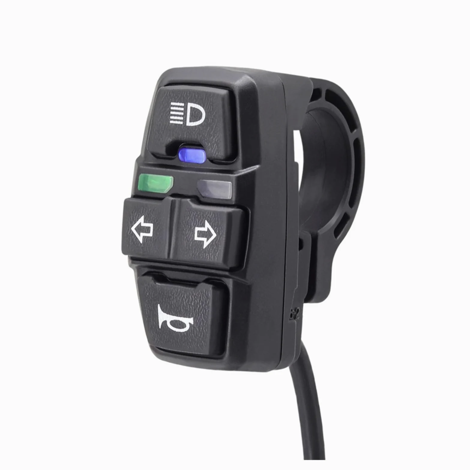 Juego de Luces de Freno y Luces de Giro for Bicicleta eléctrica, Entrada de 24V, 36V, 48V, for Bicicleta eléctrica, con bocina y luz Trasera de Giro