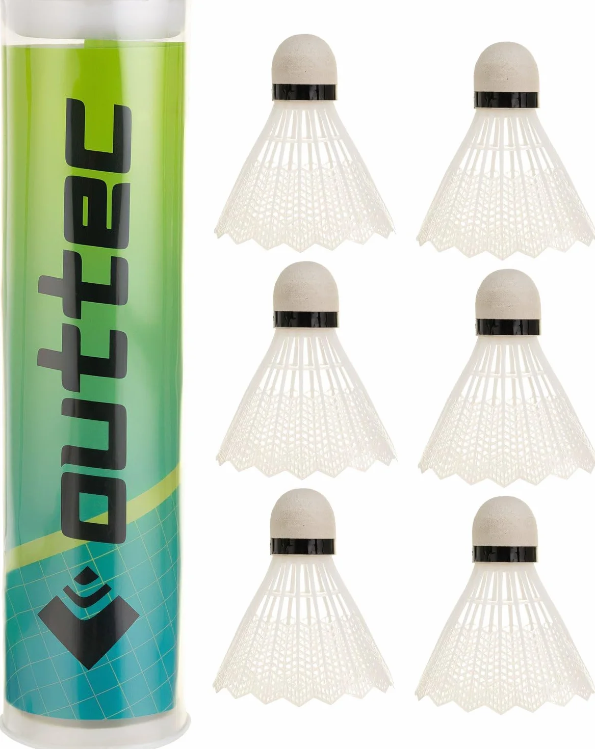 Set de Badminton con 2 Raquetas y 6 Volantes, Incluye Bolsa de Transporte
