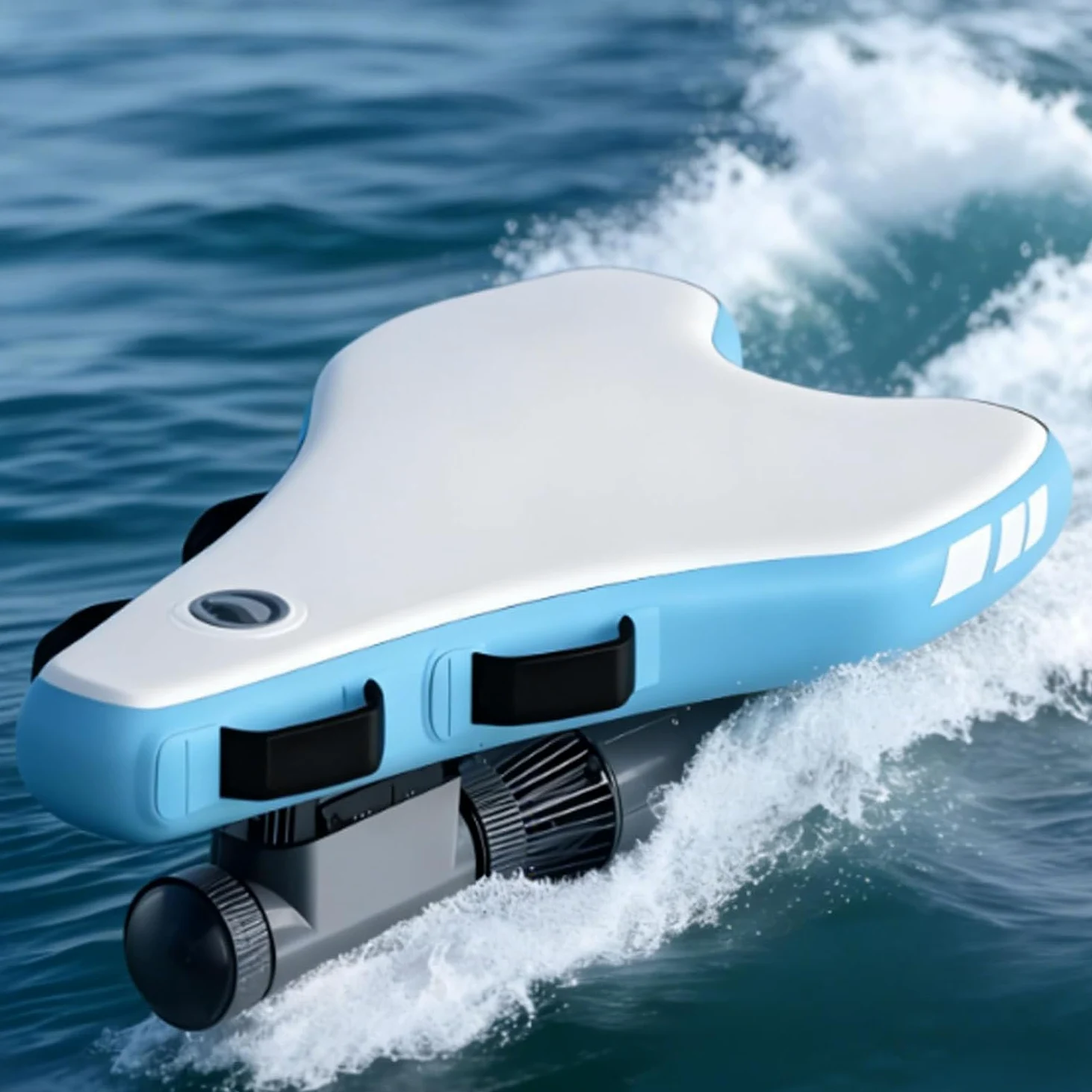 Surf eléctrico para Adultos, 3 en 1 Scooter de Buceo & Tabla Paddle Surf Inflable, Sistemas de propulsión Desmontable, Material Suave, para Sup Buceo Viajes