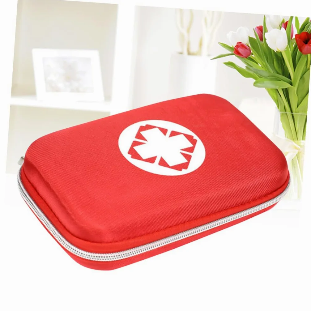 2 Piezas Kit Medico Portatil Bolsa Medica Bolsa De Primeros Auxilios Botiquín Médico Rojo