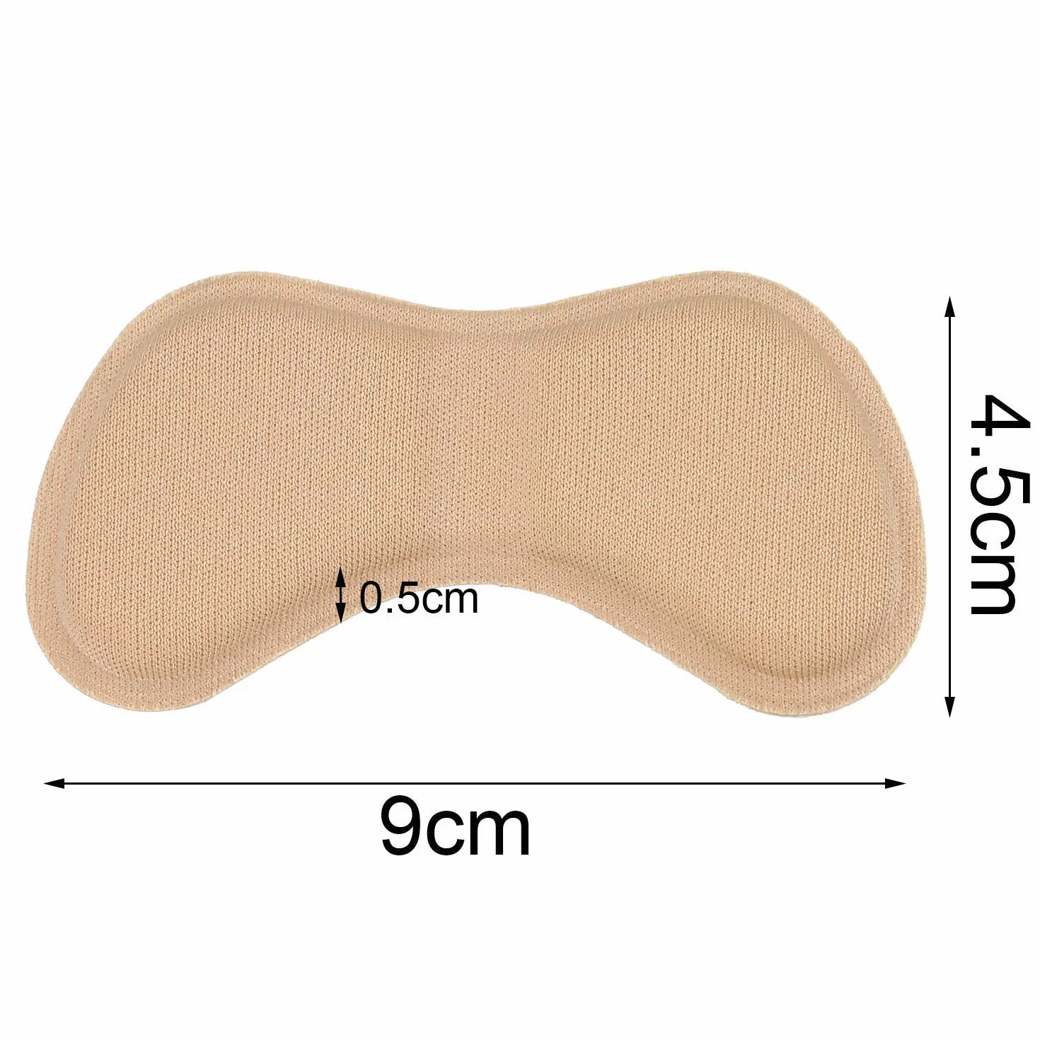 Almohadillas de Talón para Mejorar Ajuste y Comodidad - 3 Negro y 3 Beige