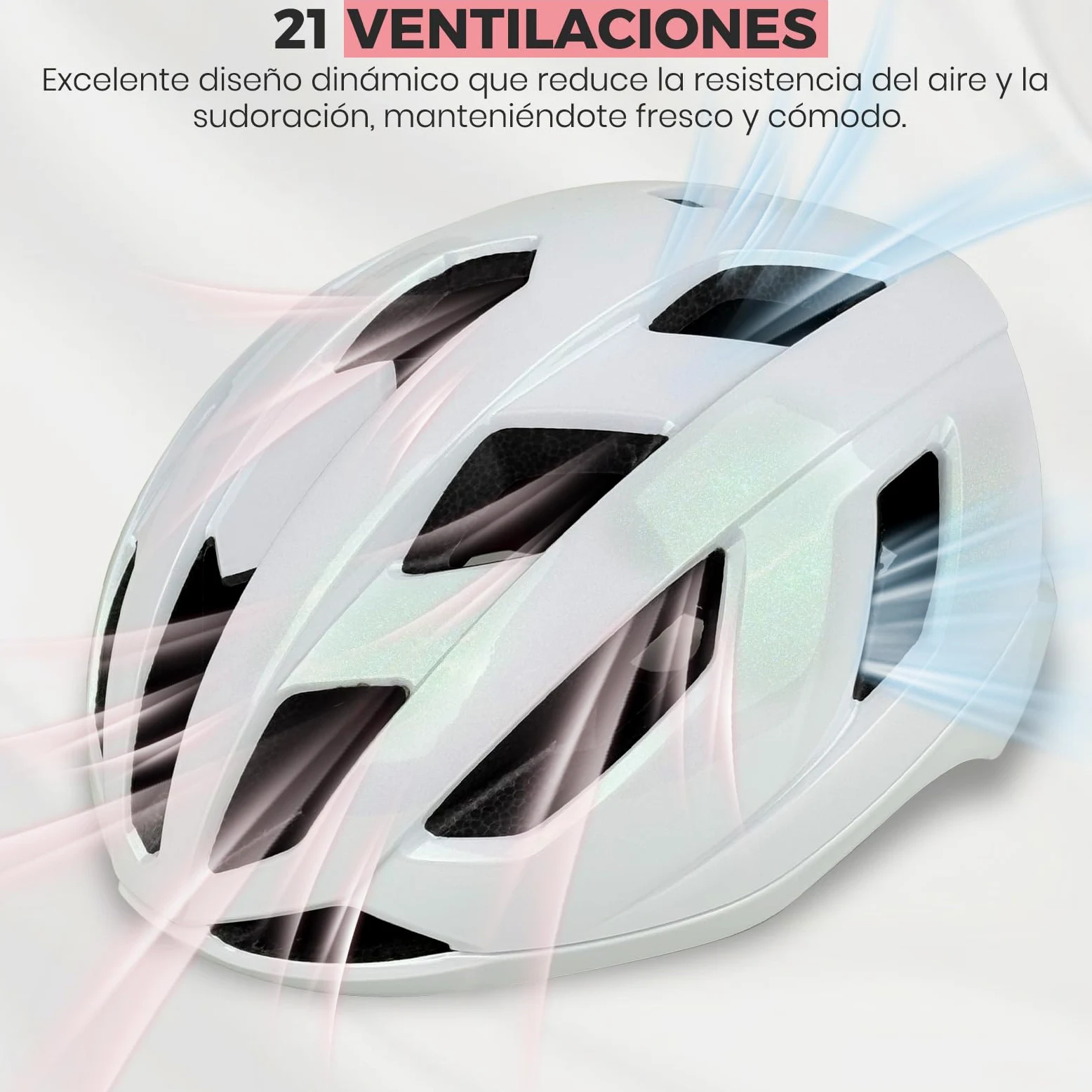 LeapBeast Casco de Bicicleta Adulto, Cascos de Bicicleta de Carretera, Casco MTB Hombre Mujer, Casco de Bicicleta Ultraligero, Transpirable y Perlado para Adultos Ajustable
