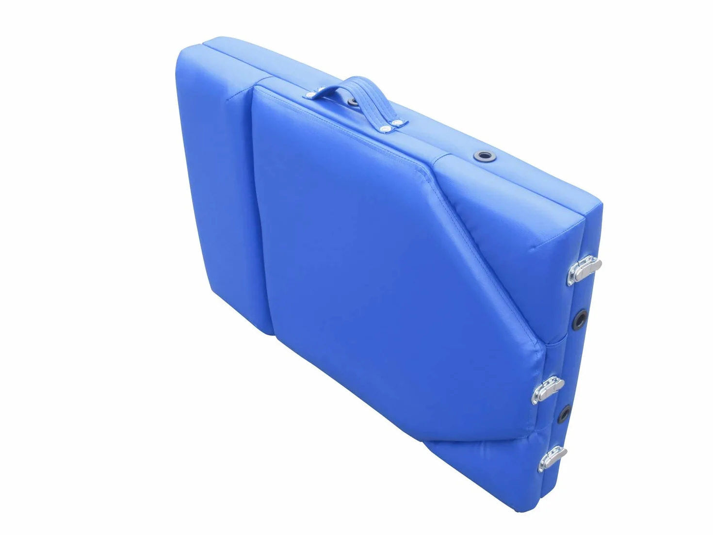 Mobiclinic Camilla de Masaje Plegable CA-01 Plus, Aluminio y Polipiel, 186x60 cm, Altura Regulable, Azul
