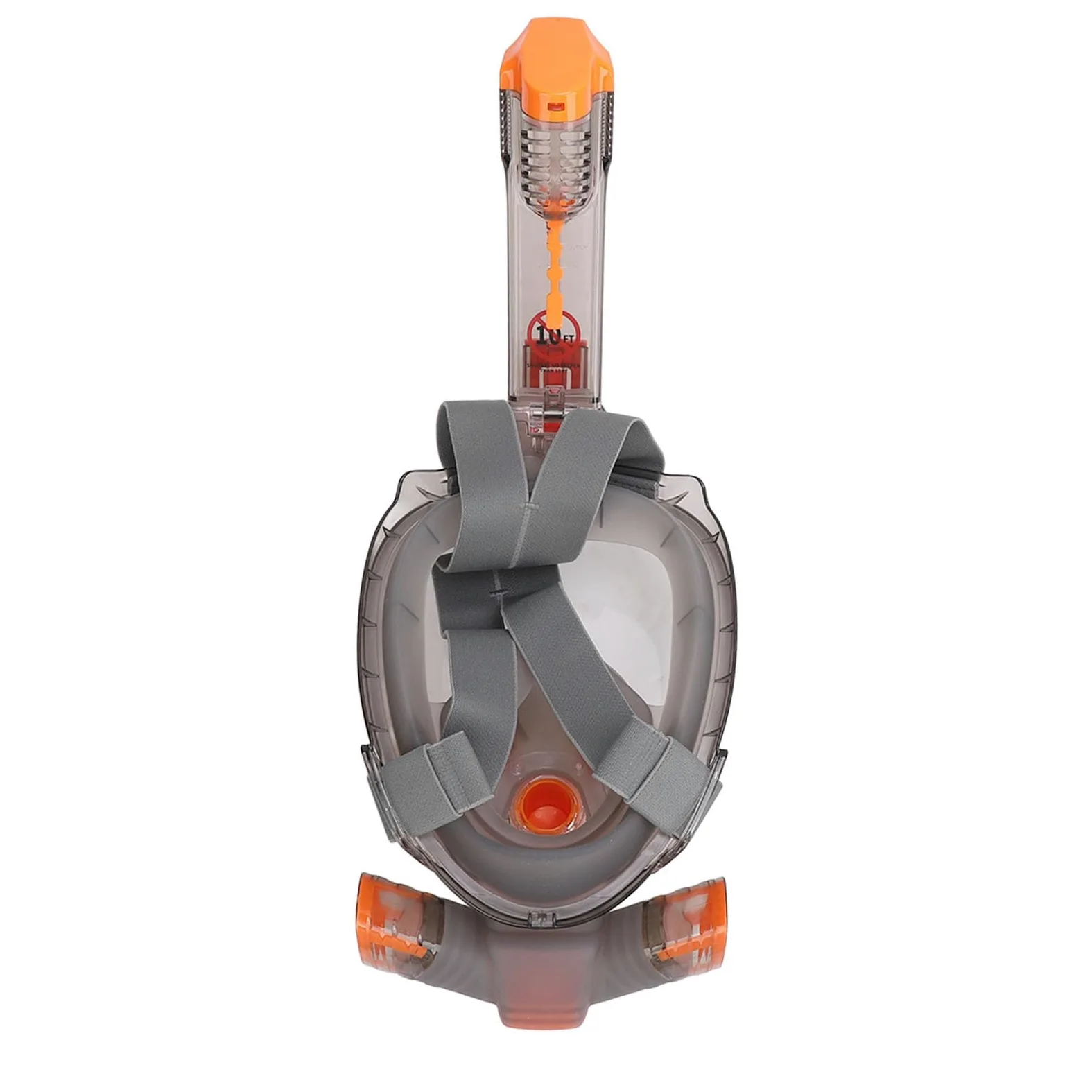 Gafas de Snorkel Plegables Panorámicas de Cara Completa con Tubo de Respiración para Buceadores de Silicona para PC (S M)