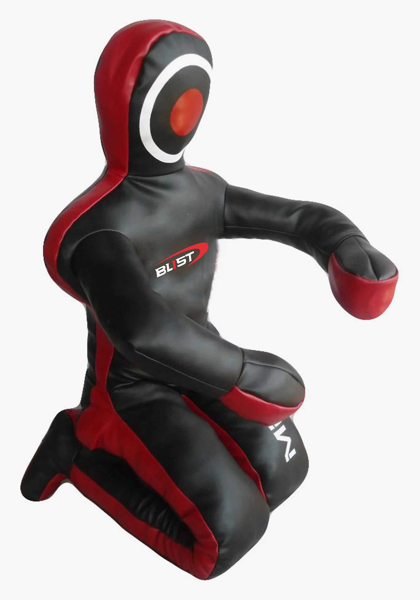 MMA Dummy Judo Grappling Dummy Saco de boxeo Brasileño BJJ JIU Jitsu Sentado Posición Maniquí Lucha Libre Artes Marciales Boxeo Karate Training Dummy (sin rellenar)