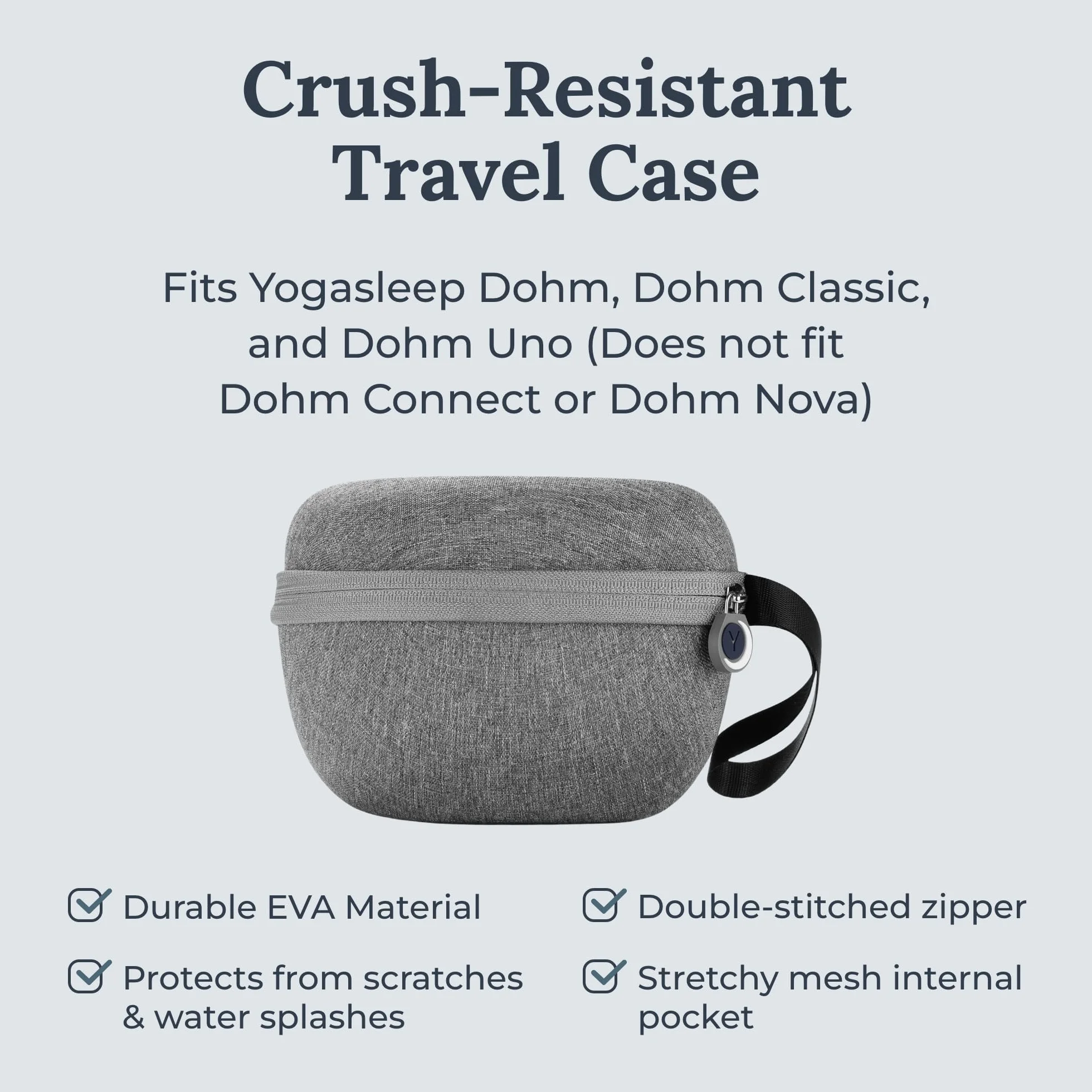 Yogasleep Dohm Classic + Travel Case Bundle Blanco