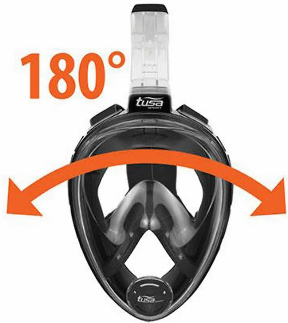 Tusa UM8001 Full Face Mask and Snorkel Small/Medium