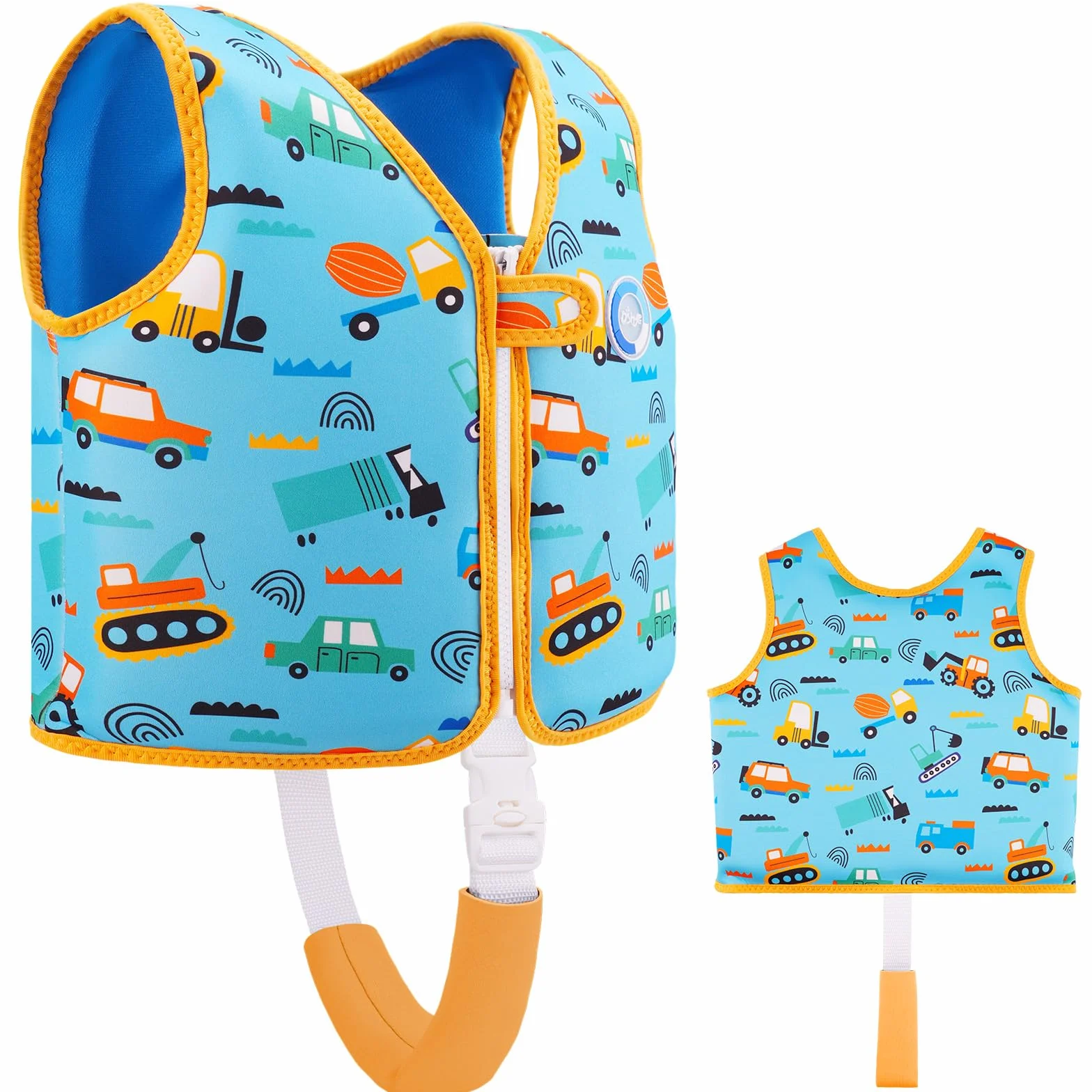 Chaleco de natación OSHYLE para niños pequeños con correa de seguridad