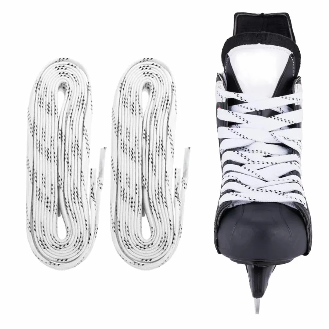 IKOPFLN 1 par Alephnull Cordones encerados Inline Hockey para Patinaje sobre Hielo Anti-Fractura