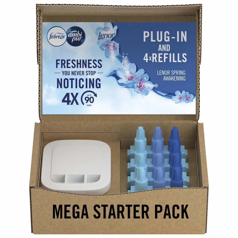 Febreze 3Volution Kit de iniciación ambientador recambios 4 x 20 ml