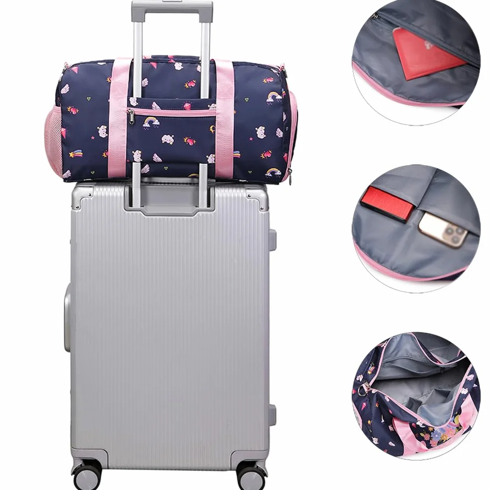 Bolsa de Deporte para Niña, Bolsa de Baile, Bolsa de Viaje, Bolsa de Ballet