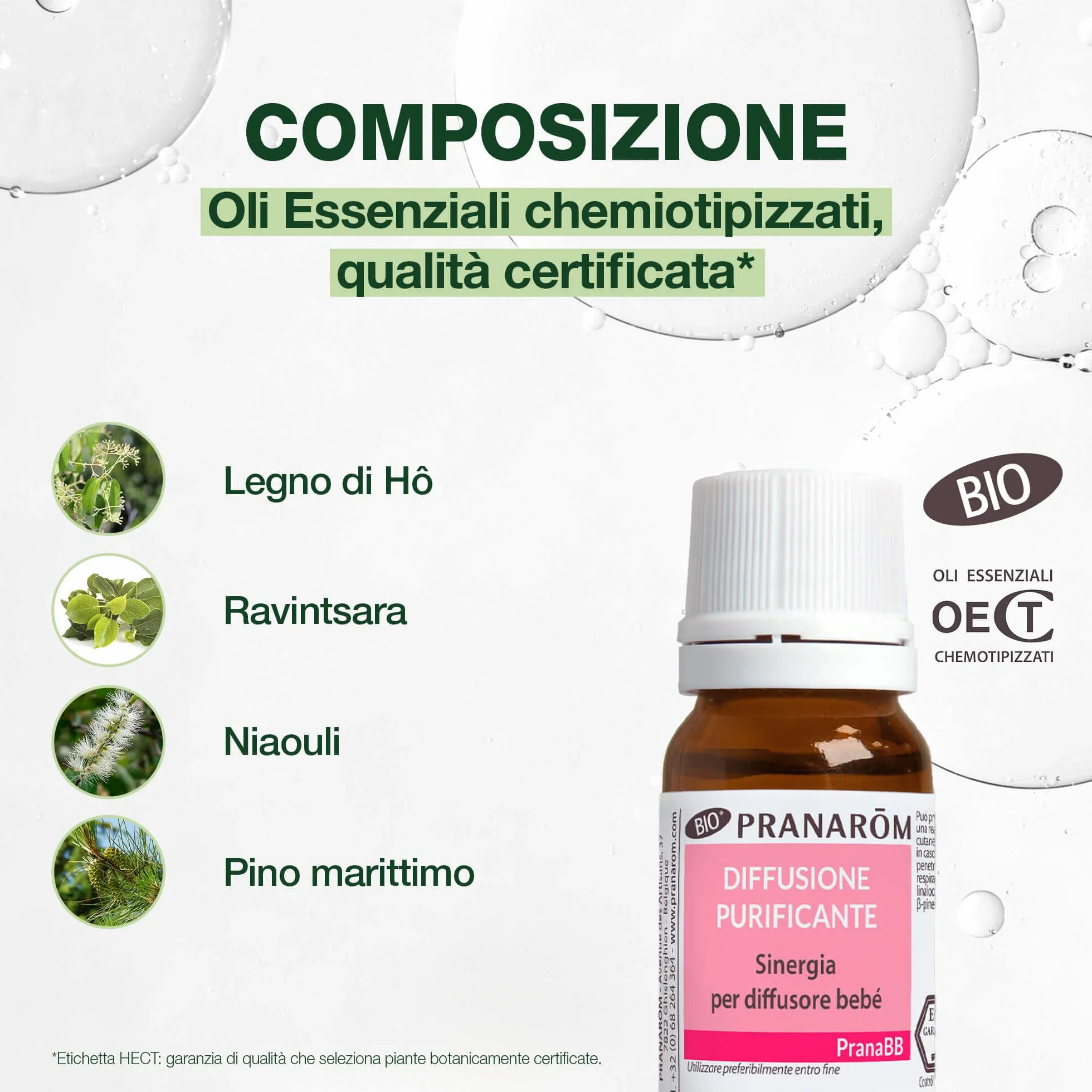 PRANARÔM PranaBB Difusión Purificante 100% BIO Olejki Eteryczne 10 ml