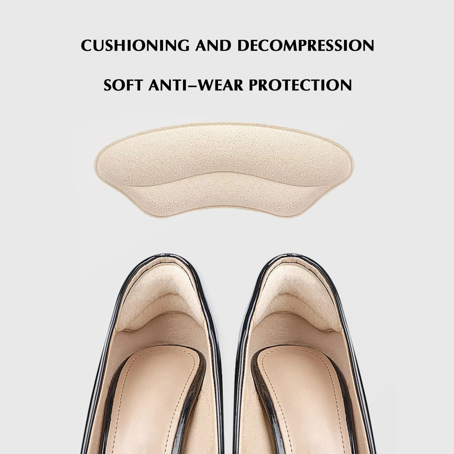 Almohadillas para el talón Autoadhesivas, Protección para el Cuidado de los Pies