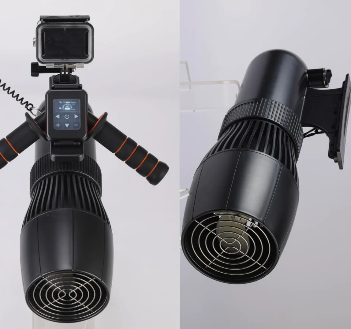 FIFISH Scooter subacuático de 10 km/h 500 W RC Sup Motor interruptor de 10 velocidades, 40 m de profundidad para piscina scooter de mar para tabla de surf jet, bolsa impermeable de 30 m