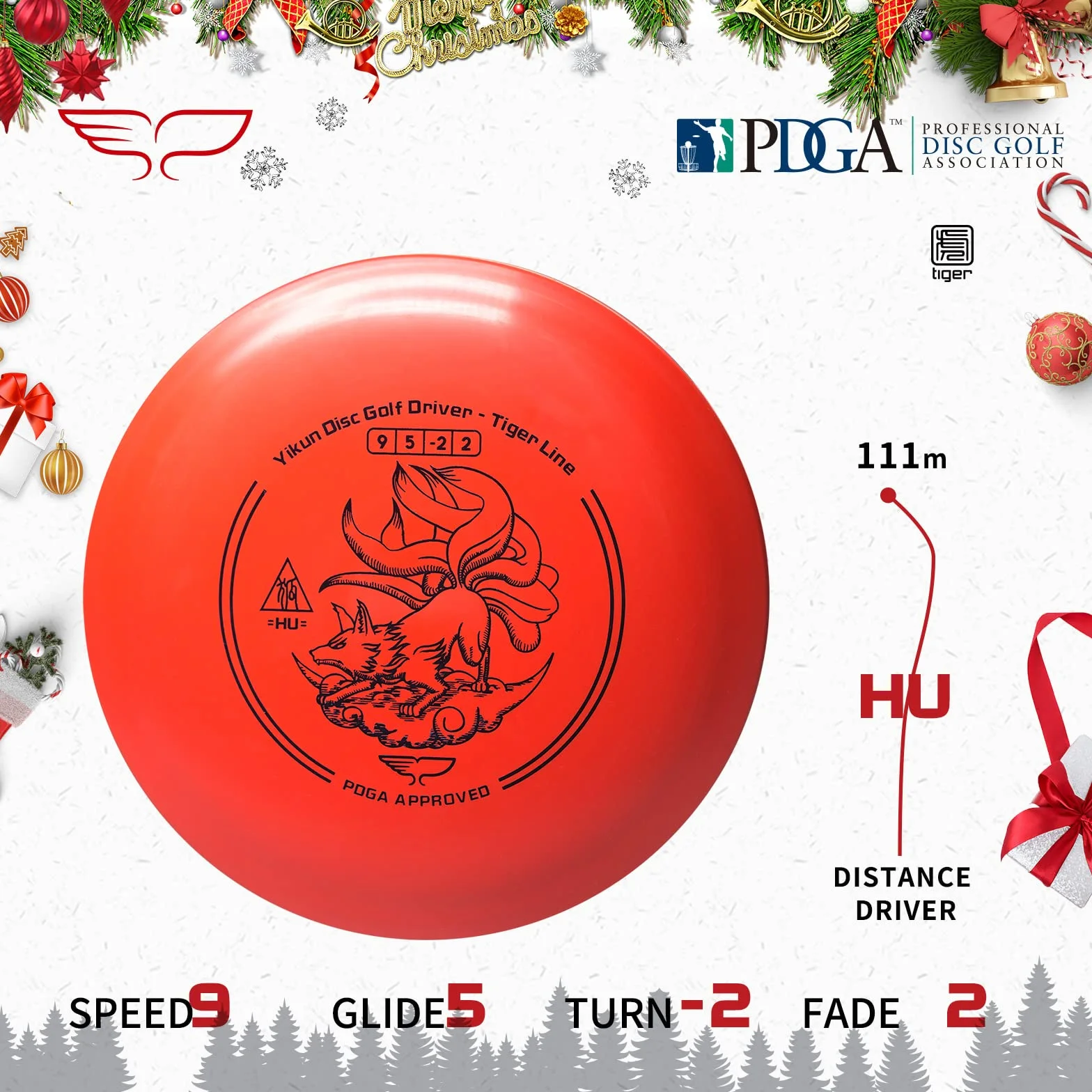 YIKUN Juego de Disc Golf