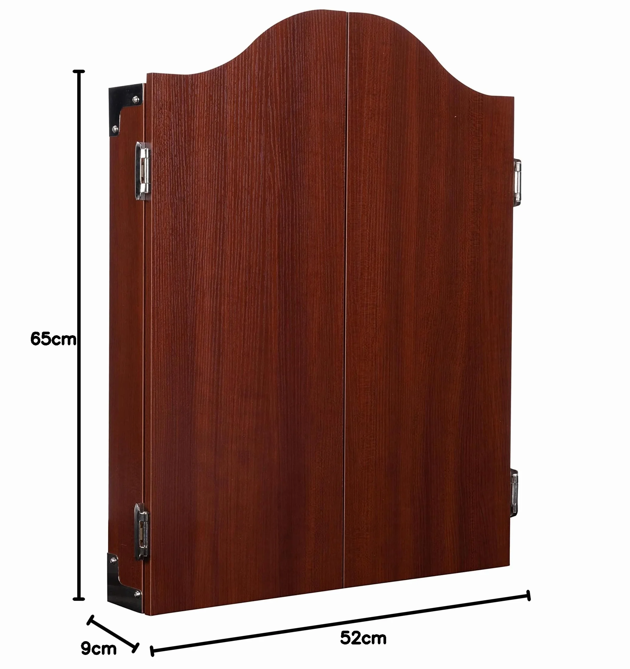 Engelhart Dartschrank de Madera, sisal Dartscheibe Inclusive 6 Darts 18gr y Accesorios