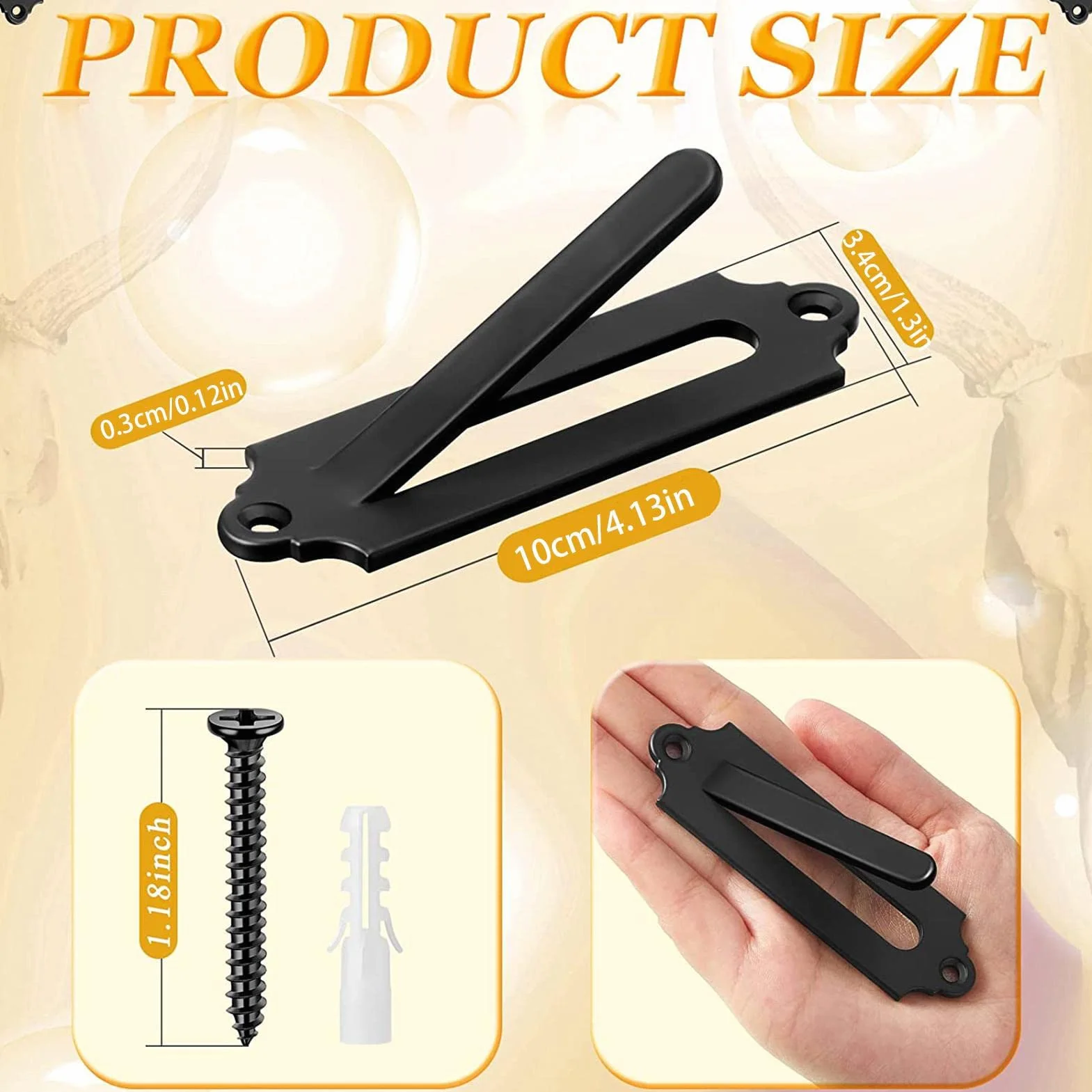 Soporte de pared para cráneo para cabeza de ciervo, soporte de pared para cráneo exterior, 12 piezas, para ciervo, alce, mula, antílope, coyote