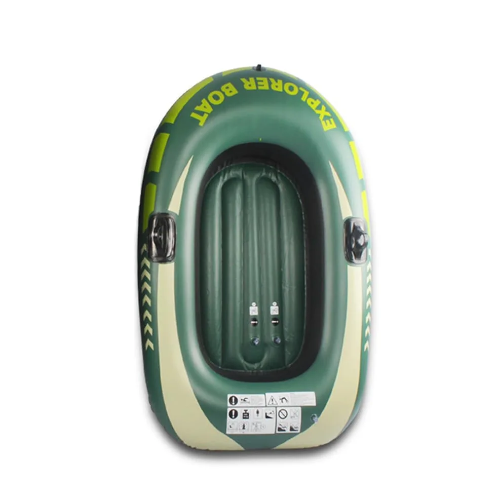 Barco inflable – Kayak inflable, barco de pesca robusto | canoa inflable de pesca, barco de dos plazas para adultos, bote inflable para pesca y ocio, ideal para lagos, ríos, aguas tranquilas, asiento