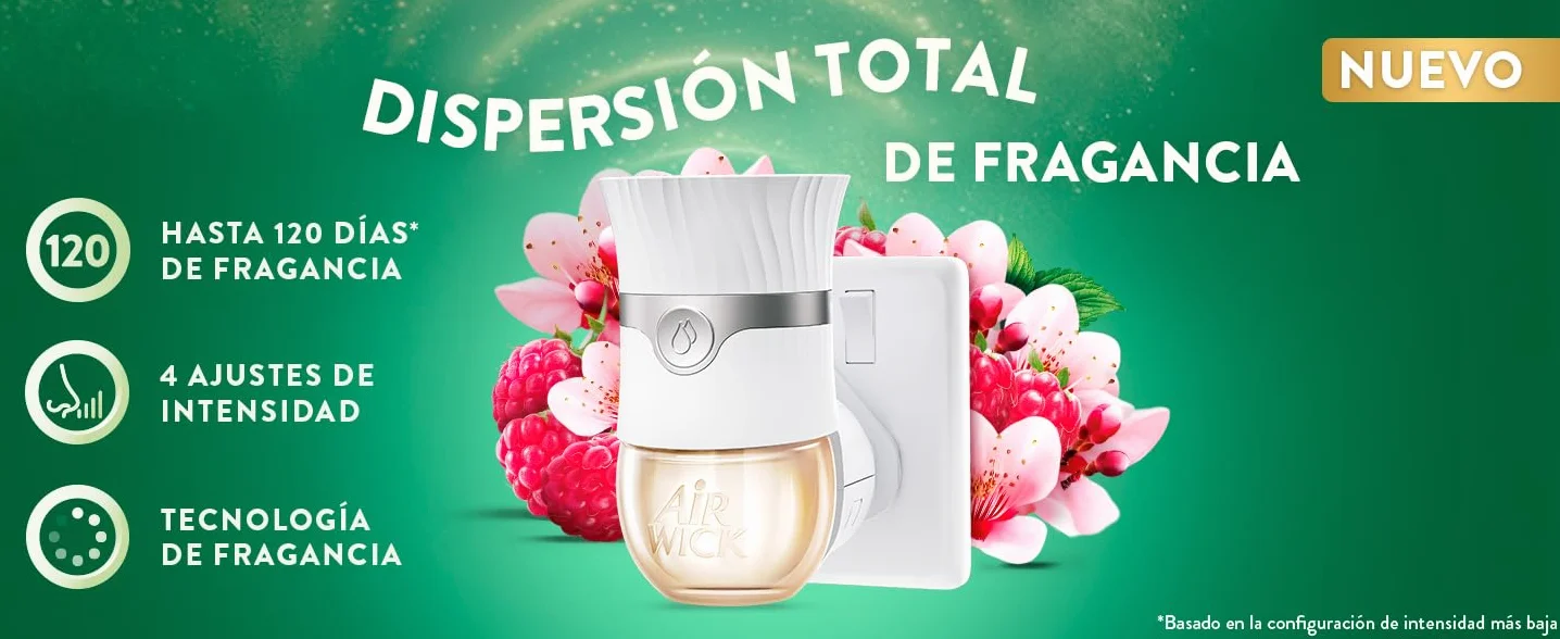 Air Wick Recambio Ambientador Eléctrico Flor de Cerezo Frambuesa