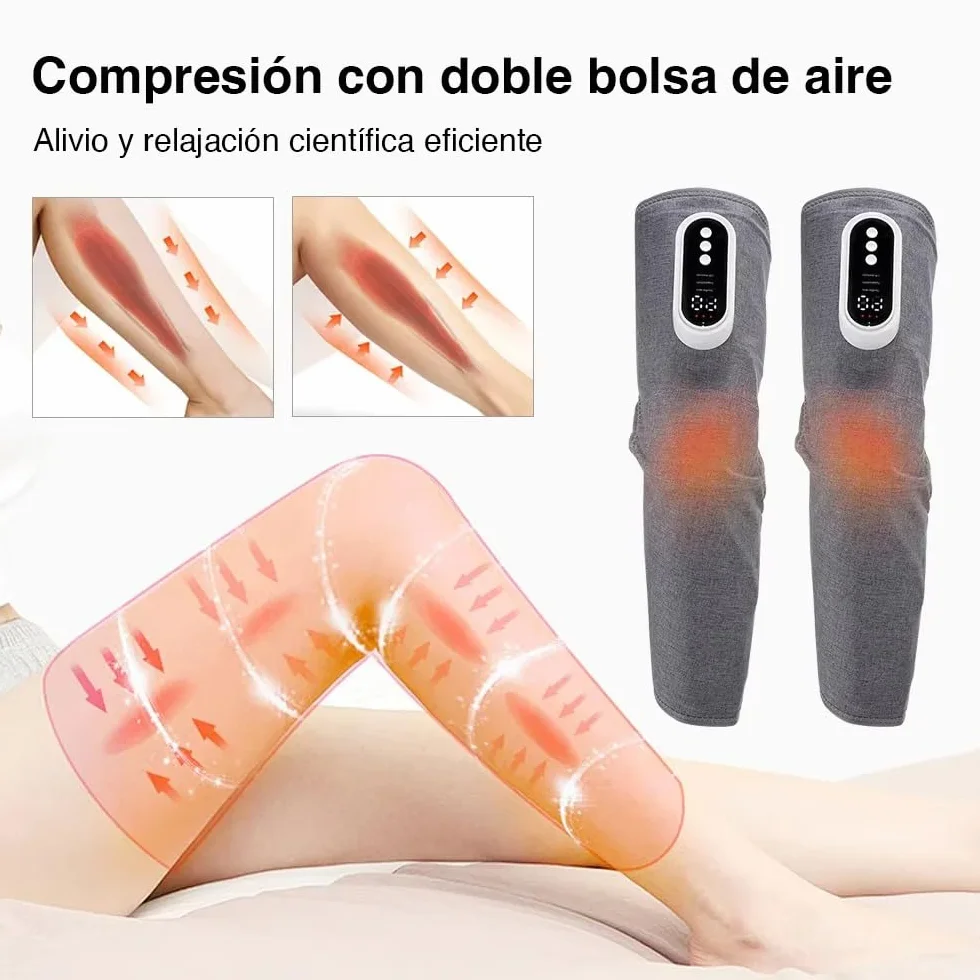 Presoterapia Masajeador de Piernas Drenaje Linfático Masaje de Patillas